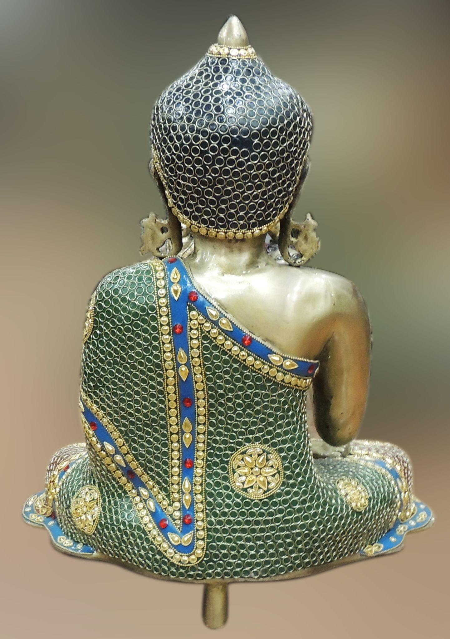 Brass Buddha — 19.5"