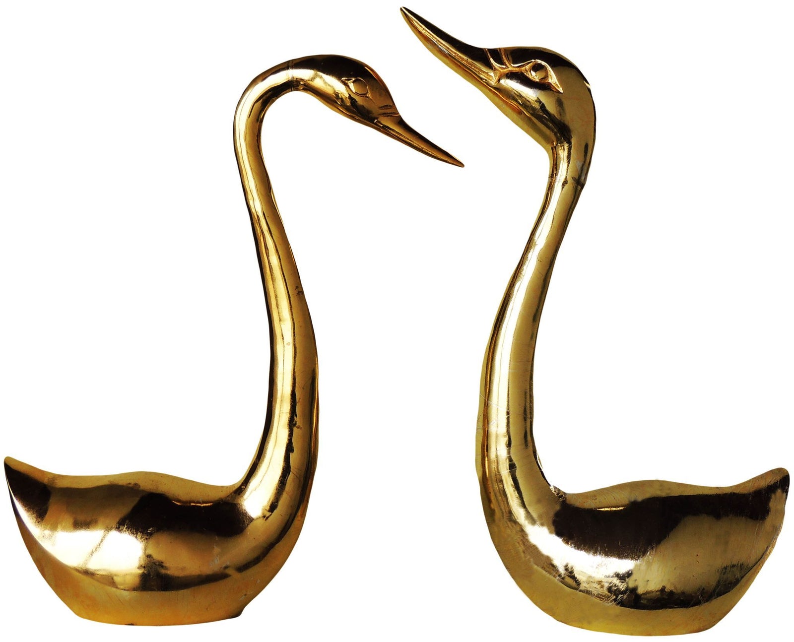 Brass Duck Pair — 18"