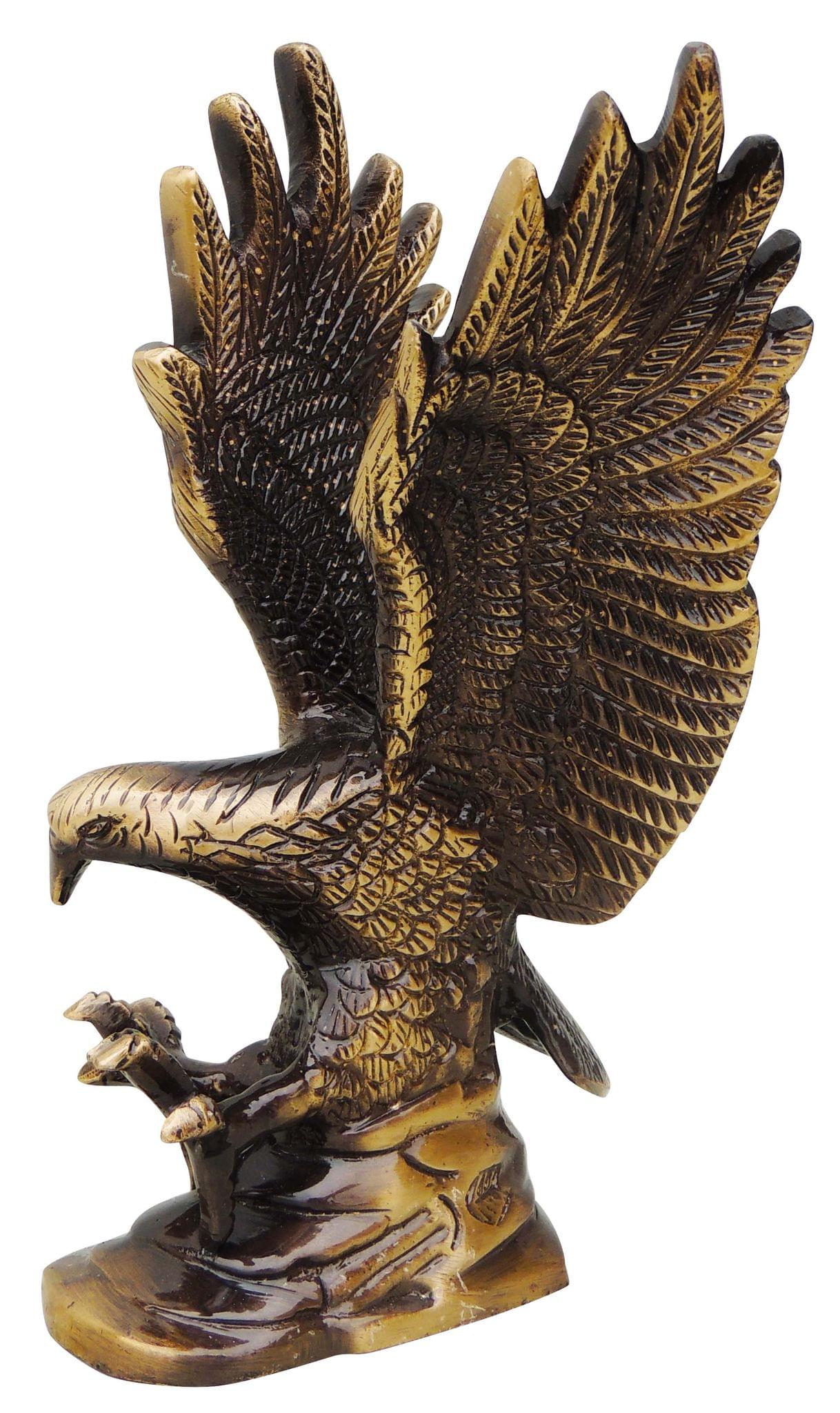 Brass Antique Eagle — 8"