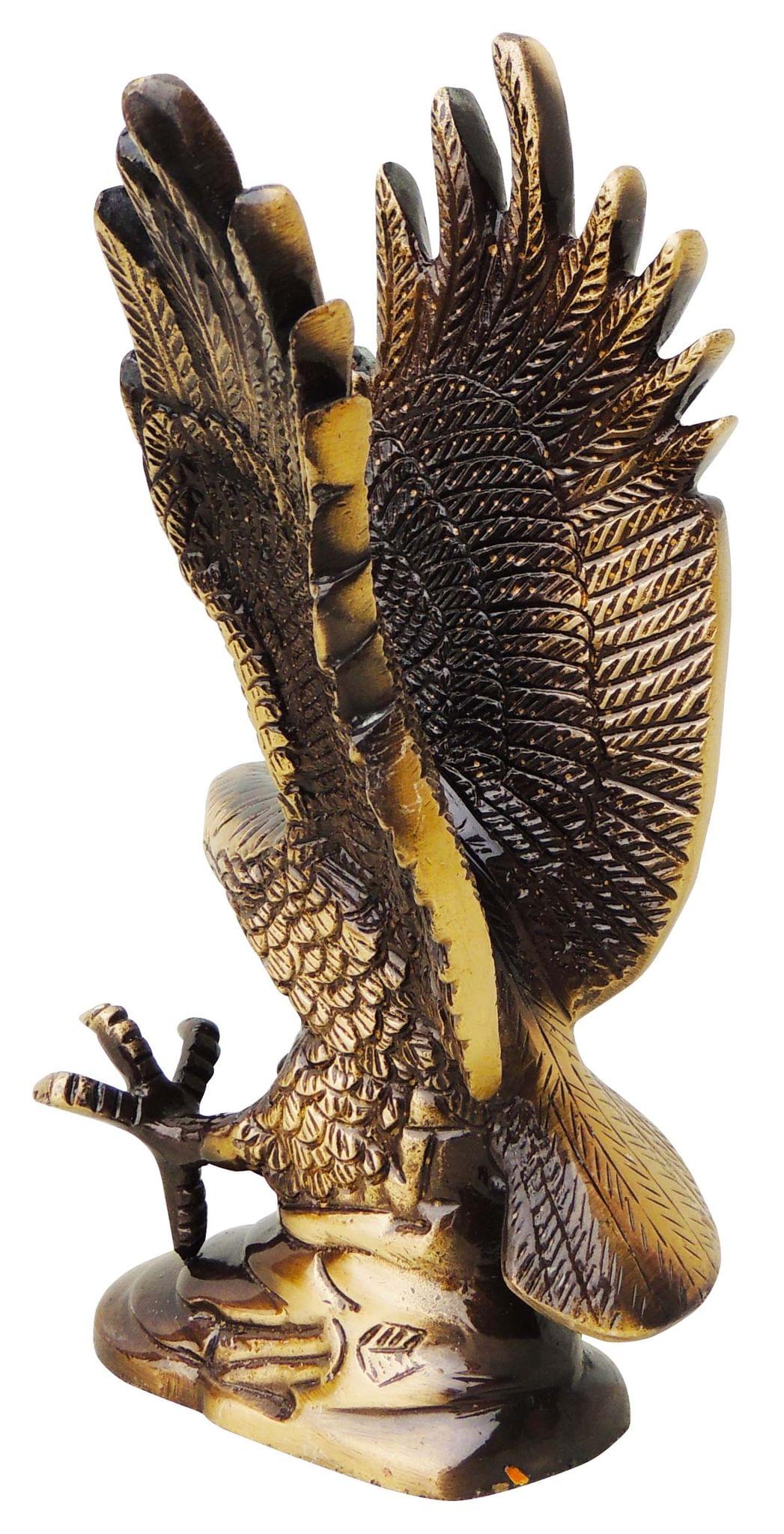 Brass Antique Eagle — 8"