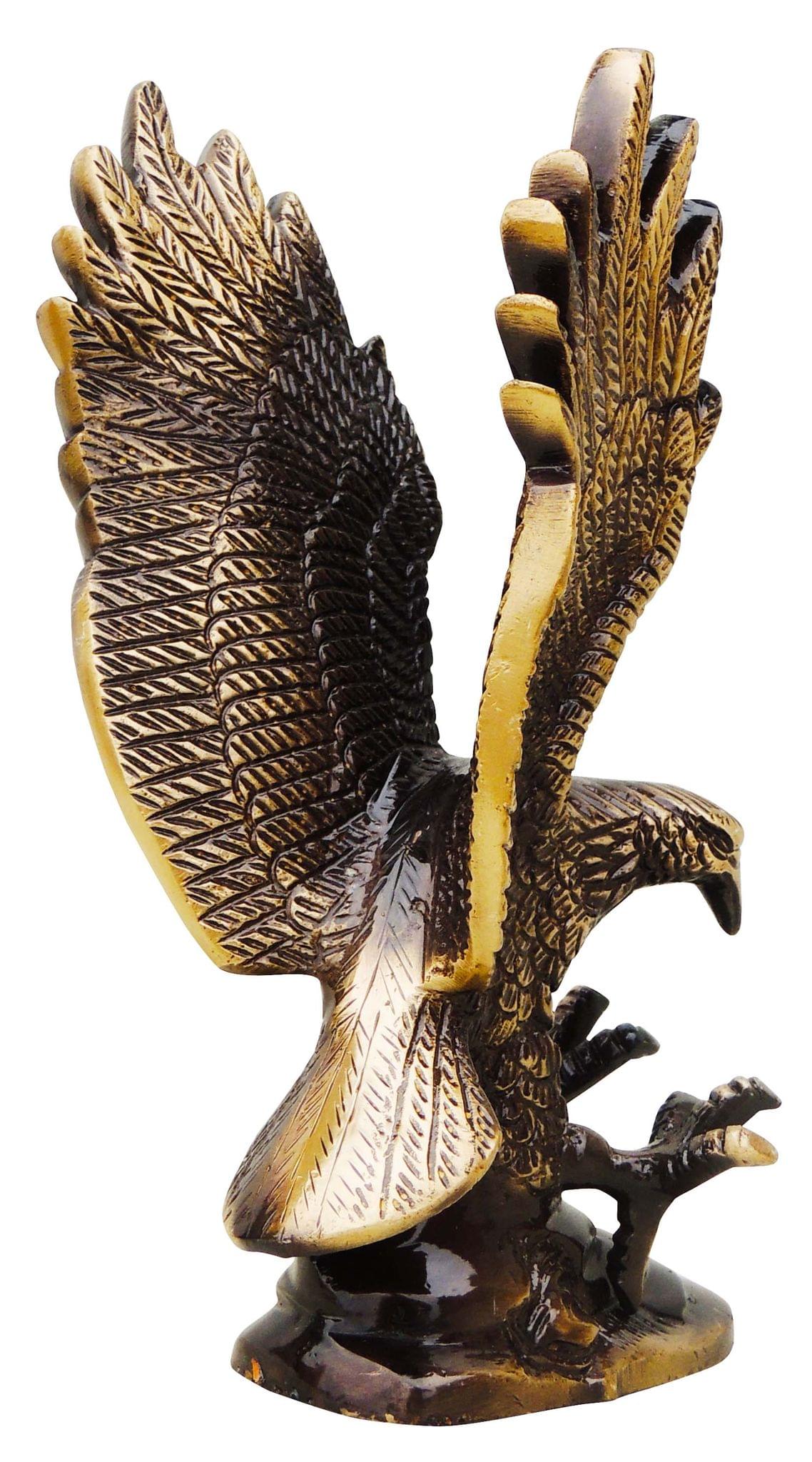 Brass Antique Eagle — 8"