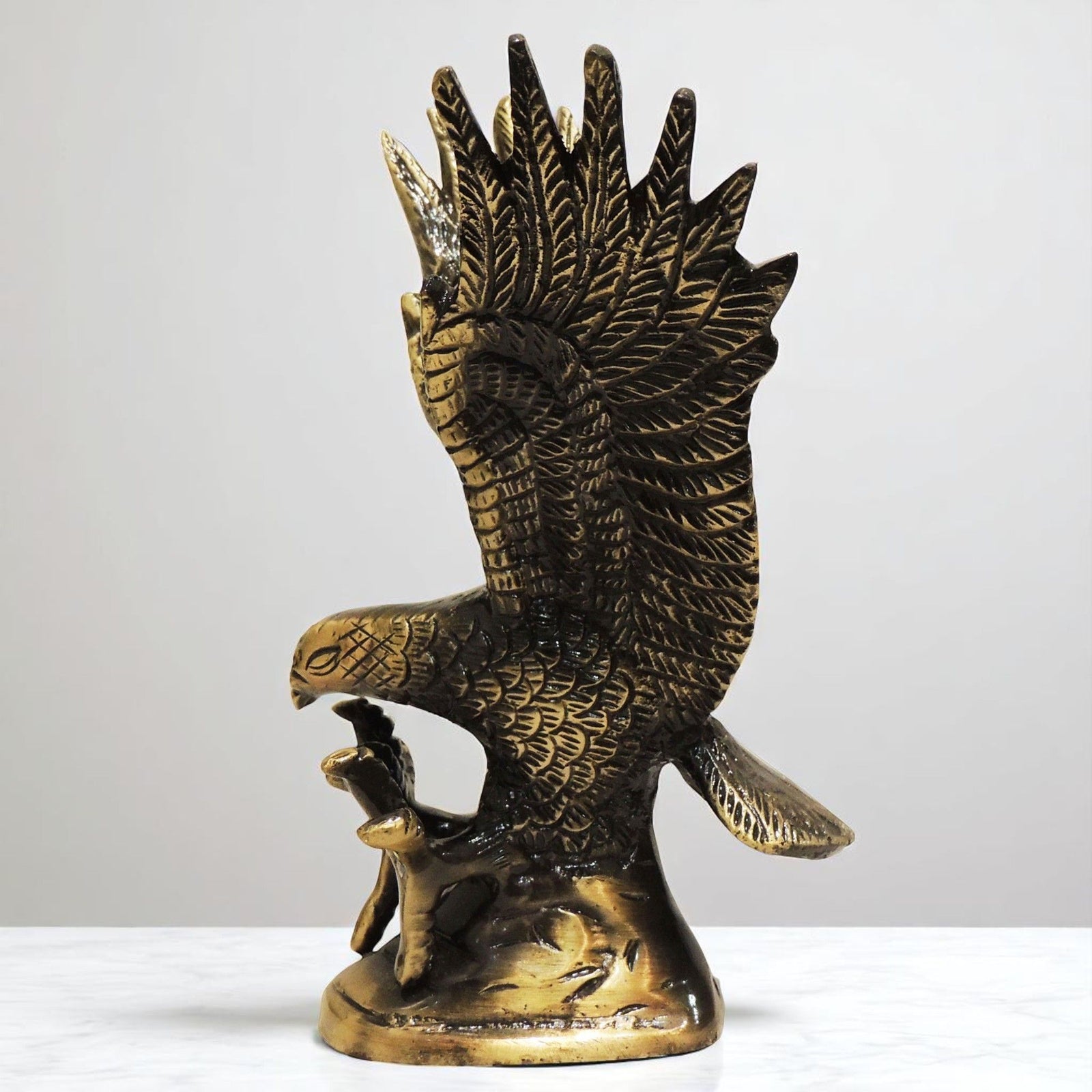 Brass Antique Eagle — 6.5"