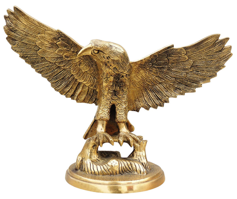 Brass Table Decor Eagle — 12"