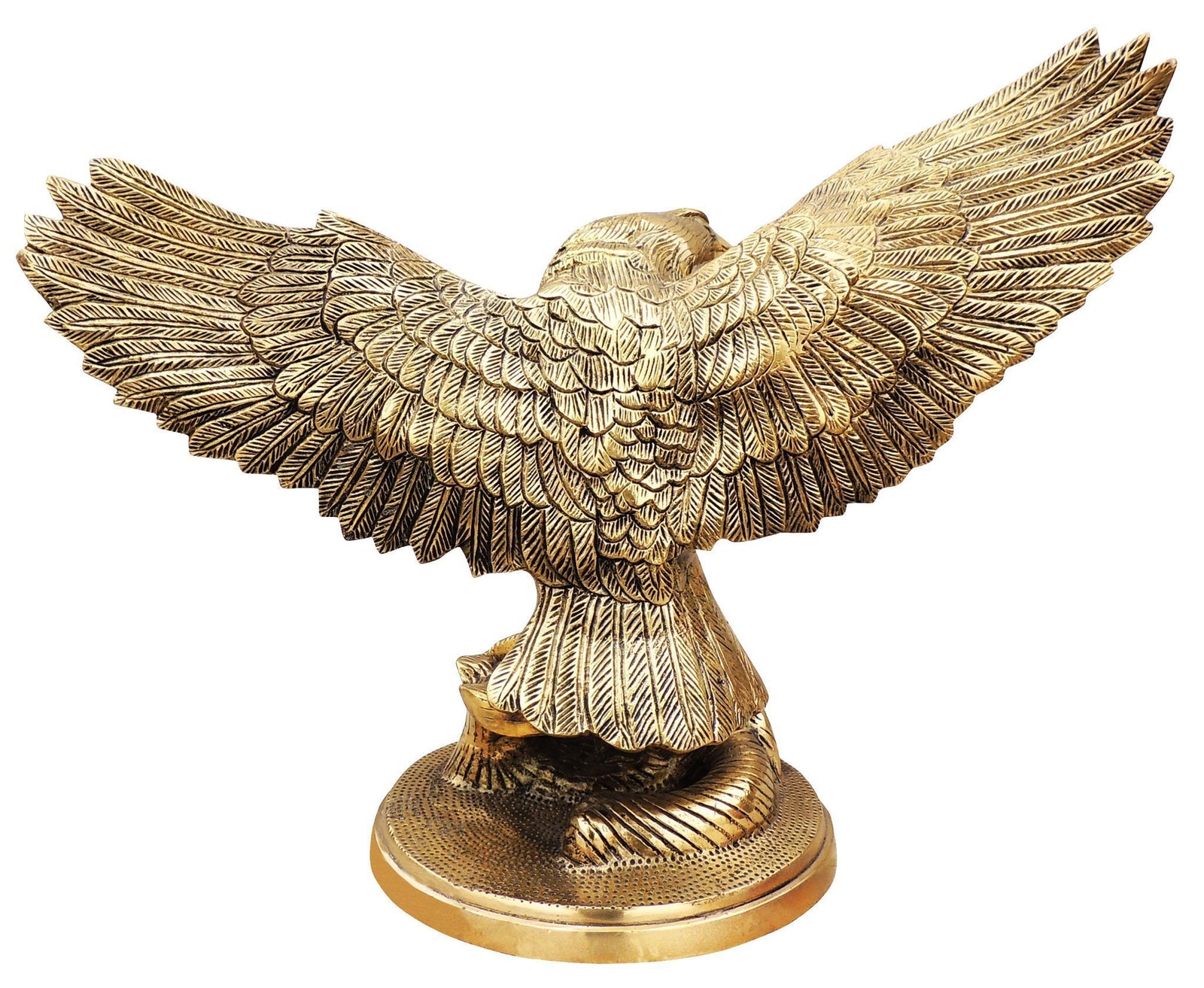Brass Table Decor Eagle — 12"
