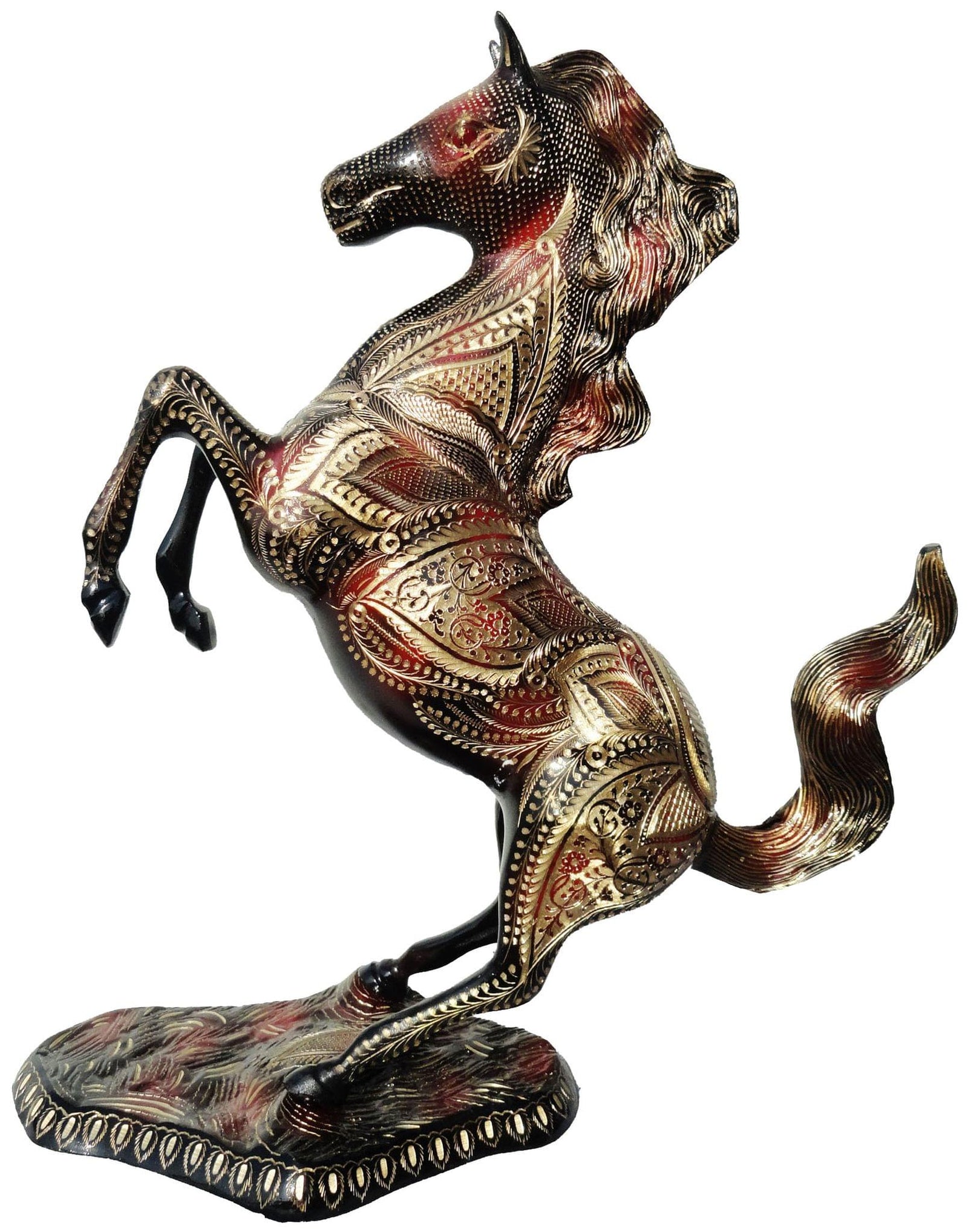 Brass Jumping Horse — 21"