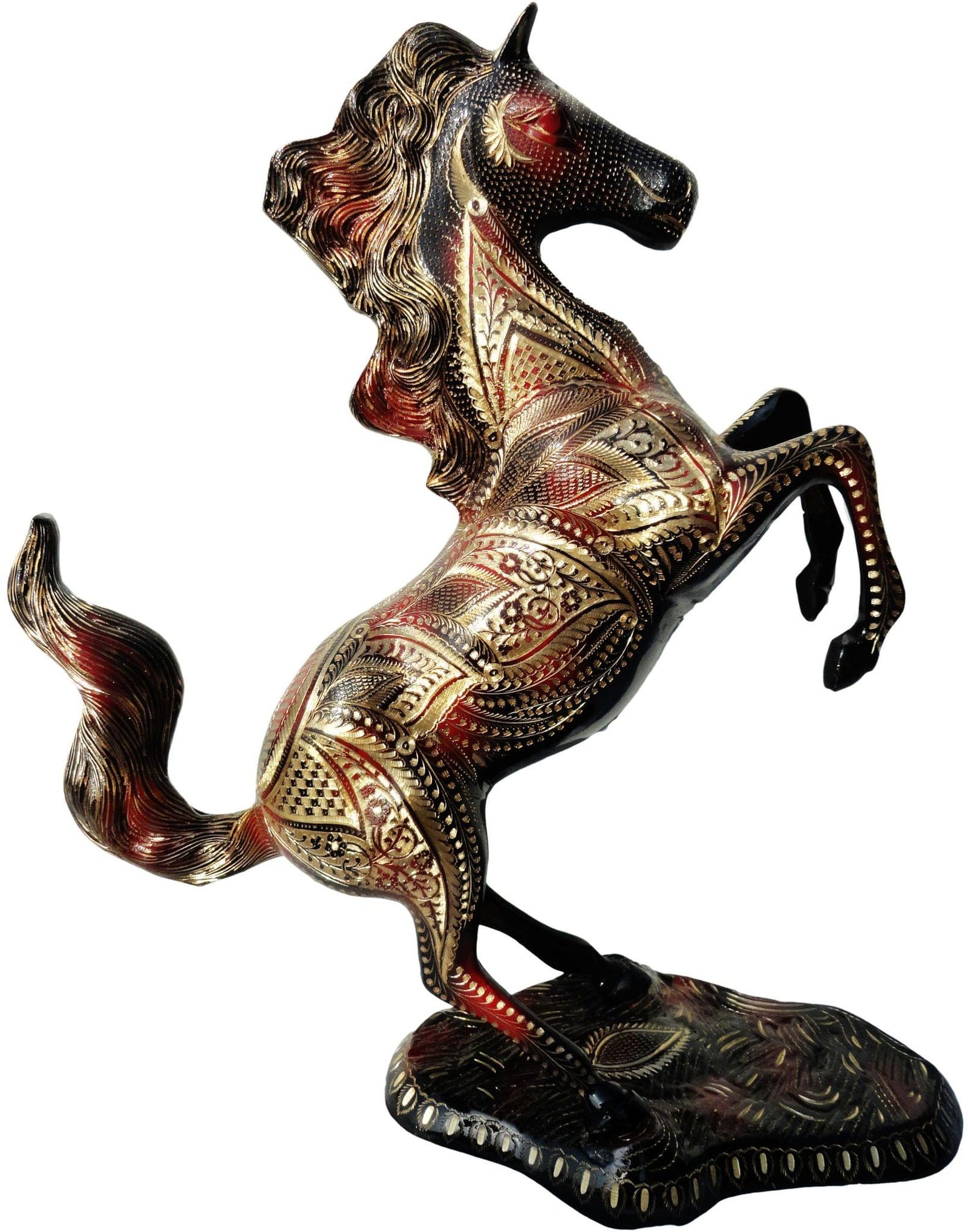 Brass Jumping Horse — 21"