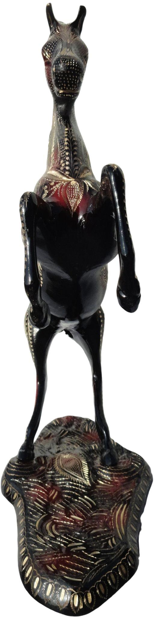Brass Jumping Horse — 21"