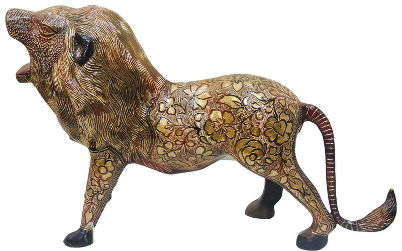 Brass Lion Small — 12"