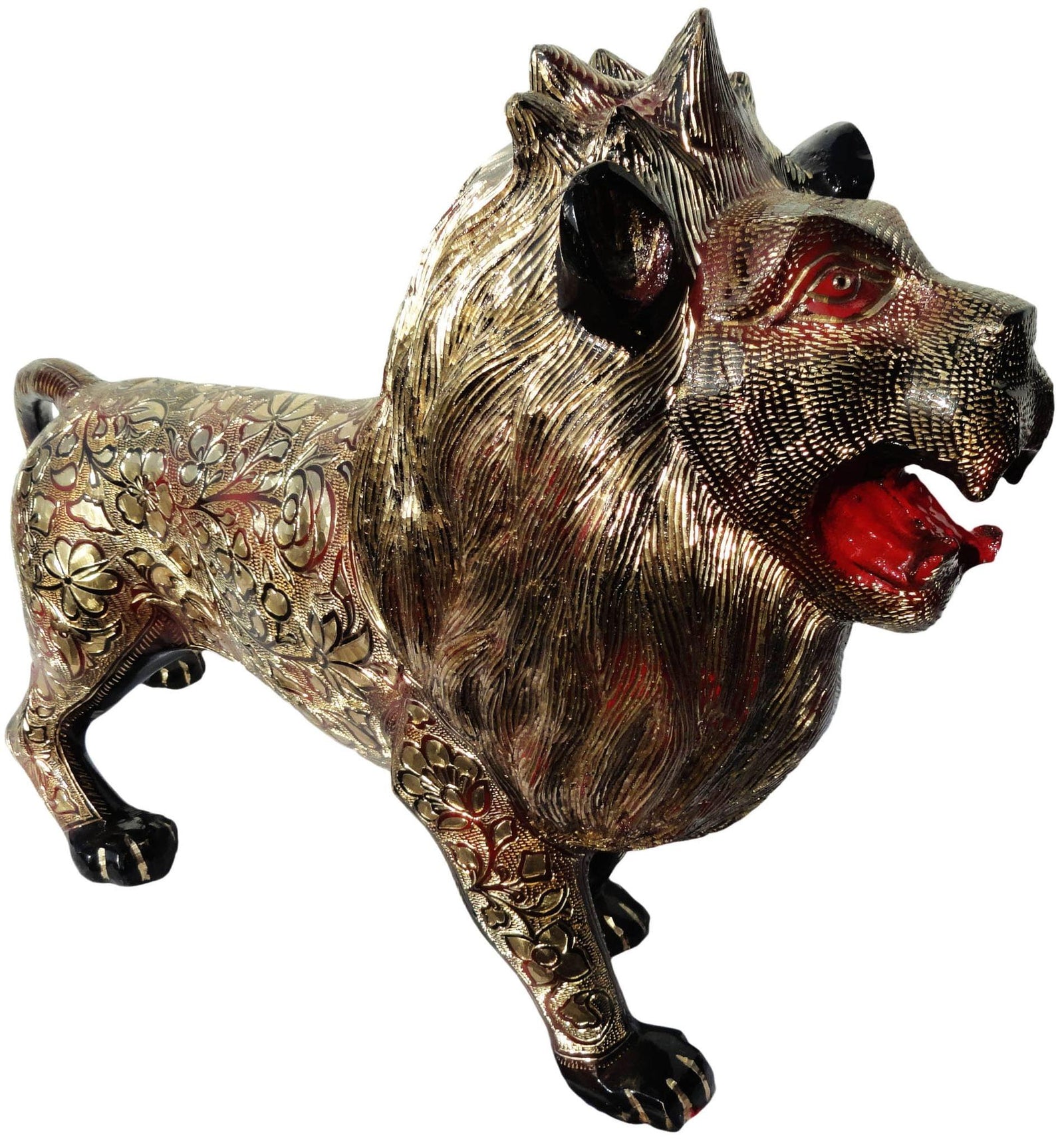 Brass Roar Lion — 14"