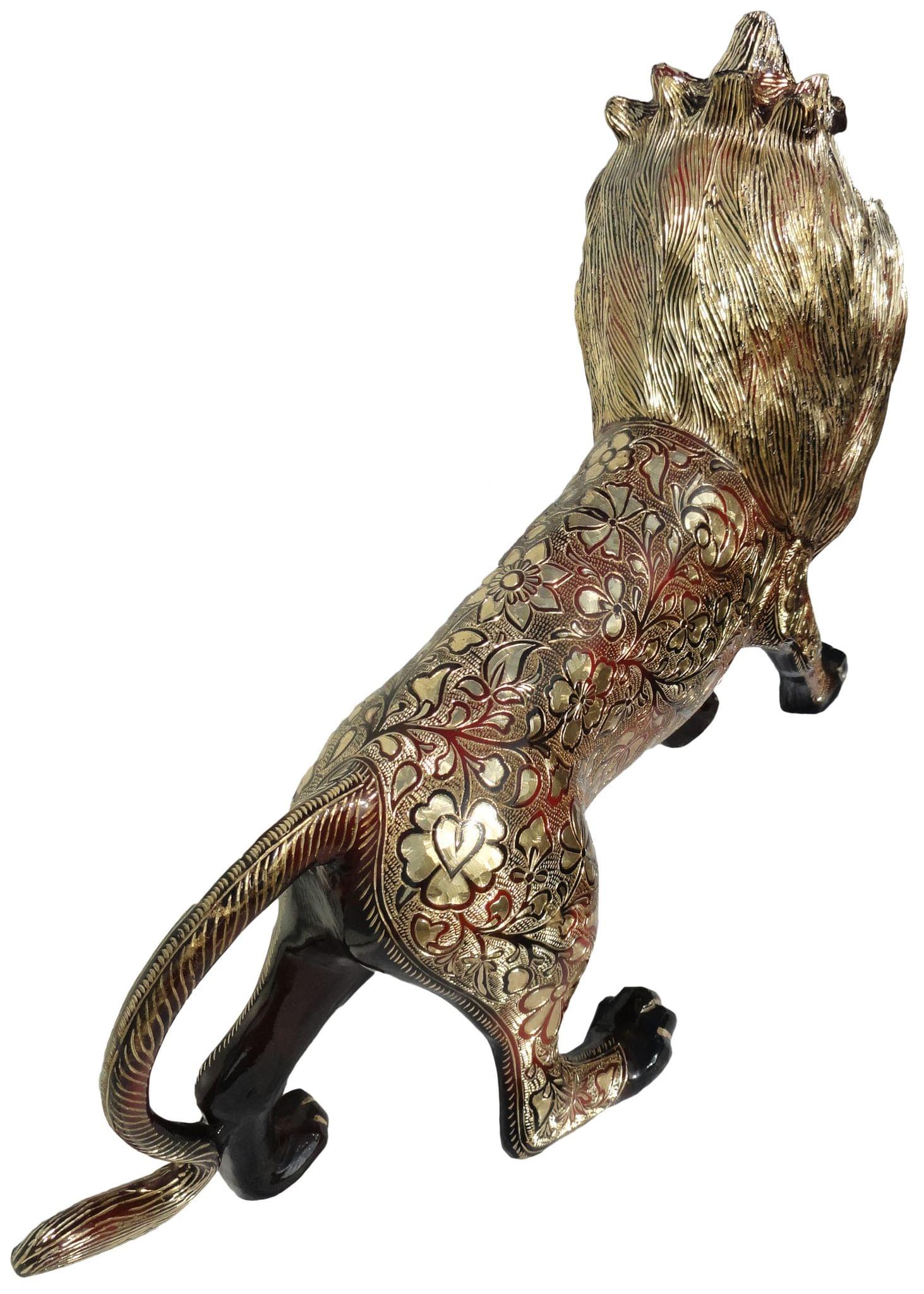 Brass Roar Lion — 14"
