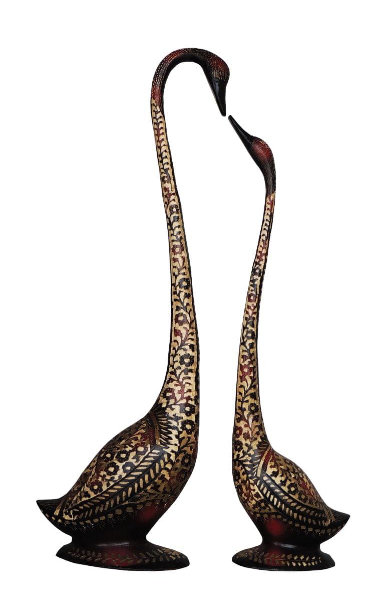 Brass Duck Pair — 33.5"