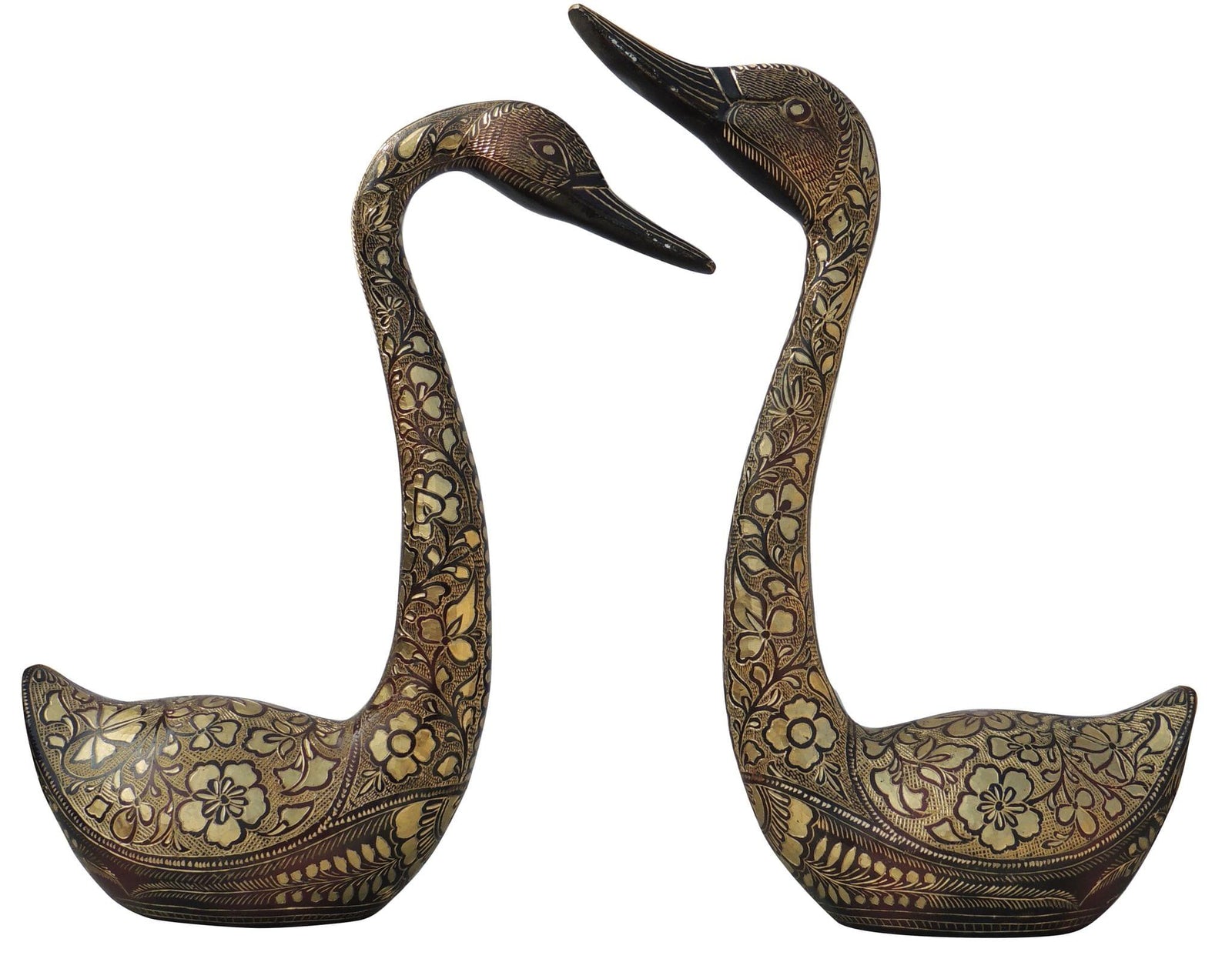 Brass Duck Pair — 17.5"
