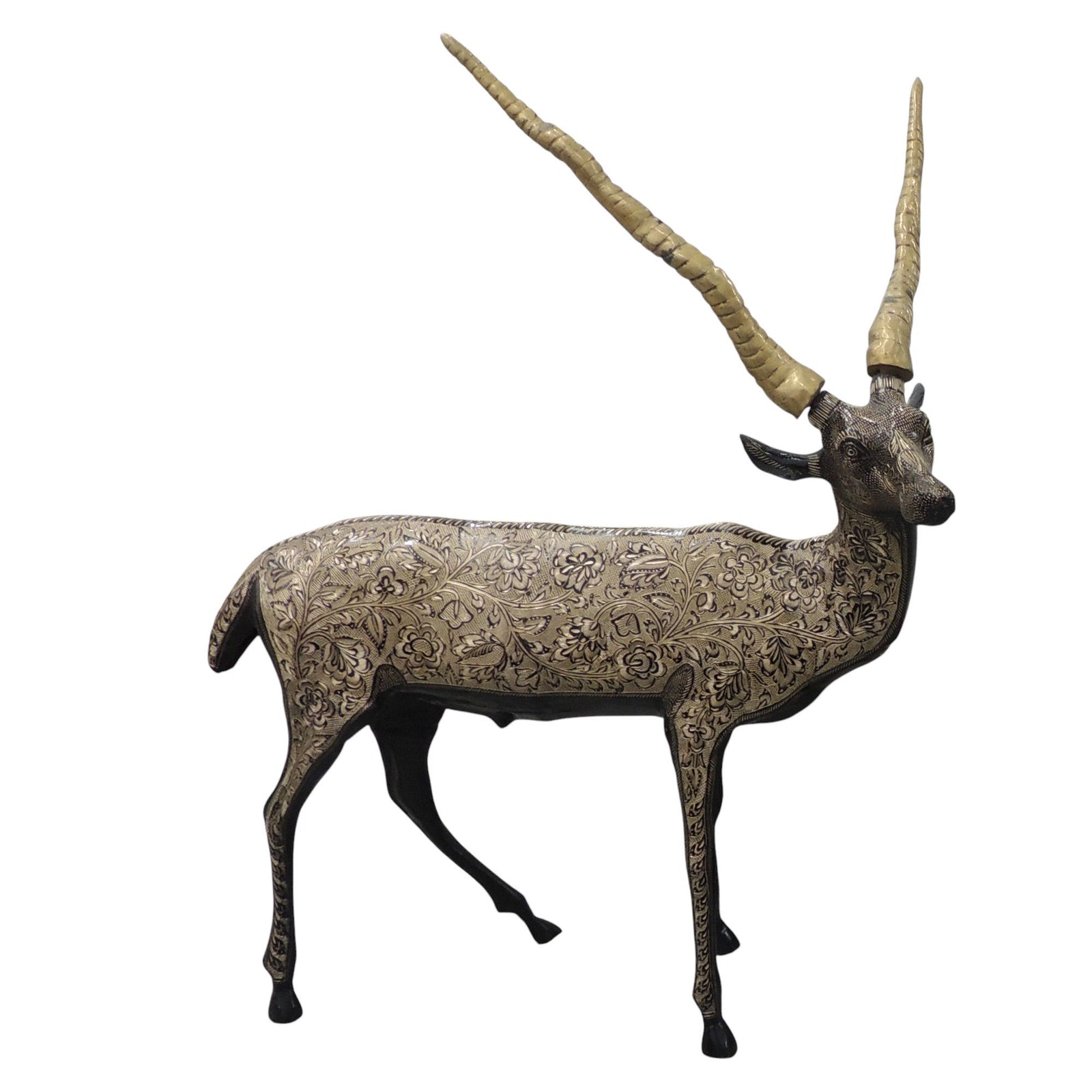 Brass Deer Standing — 33.5"