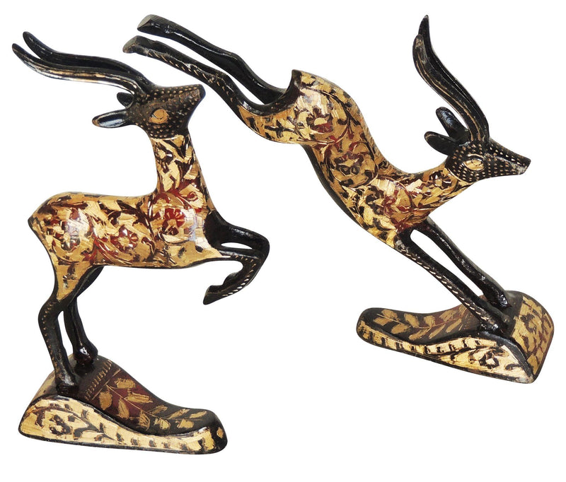 Brass Running Deer — 7.5"