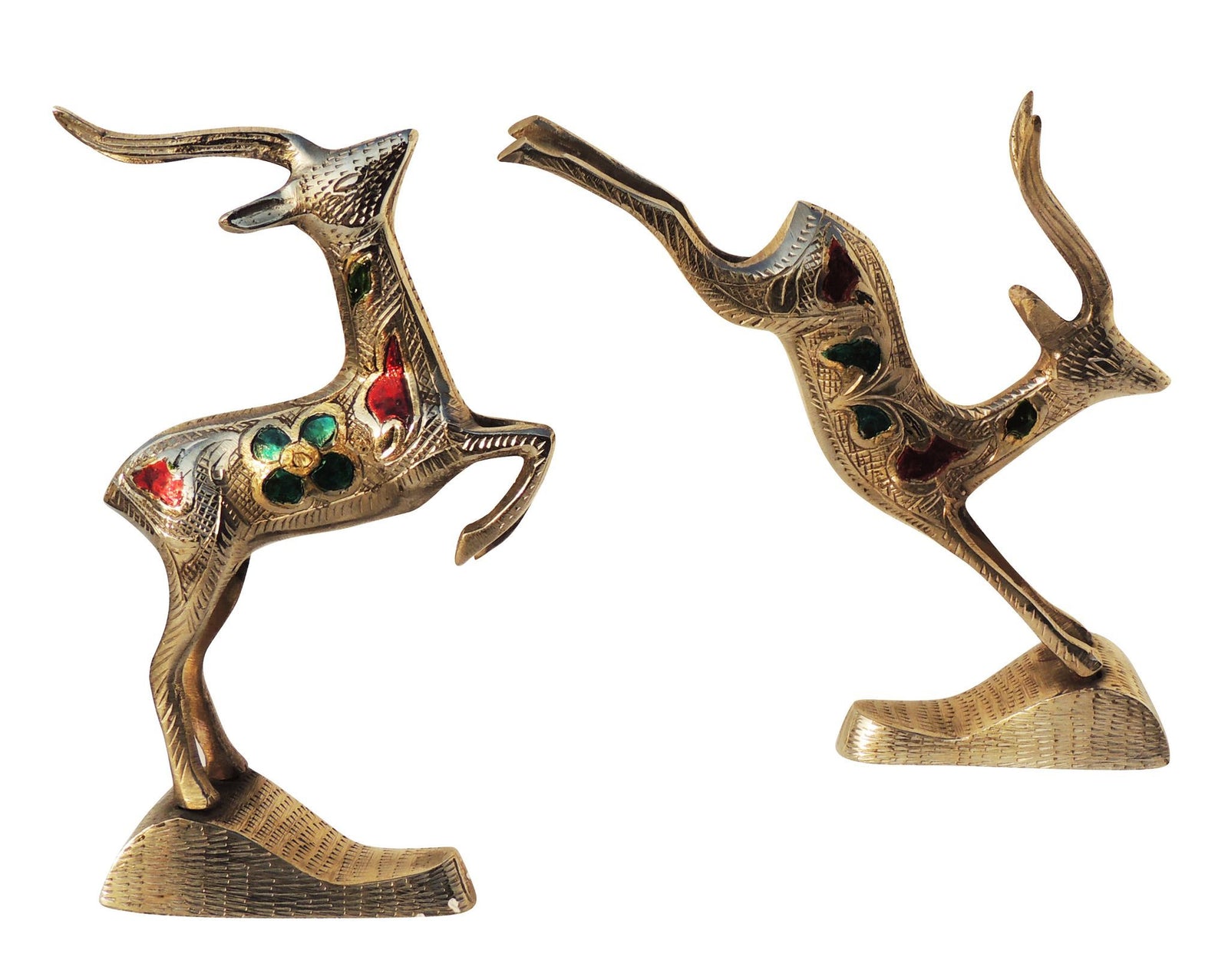Brass Running Deer — 6.5"