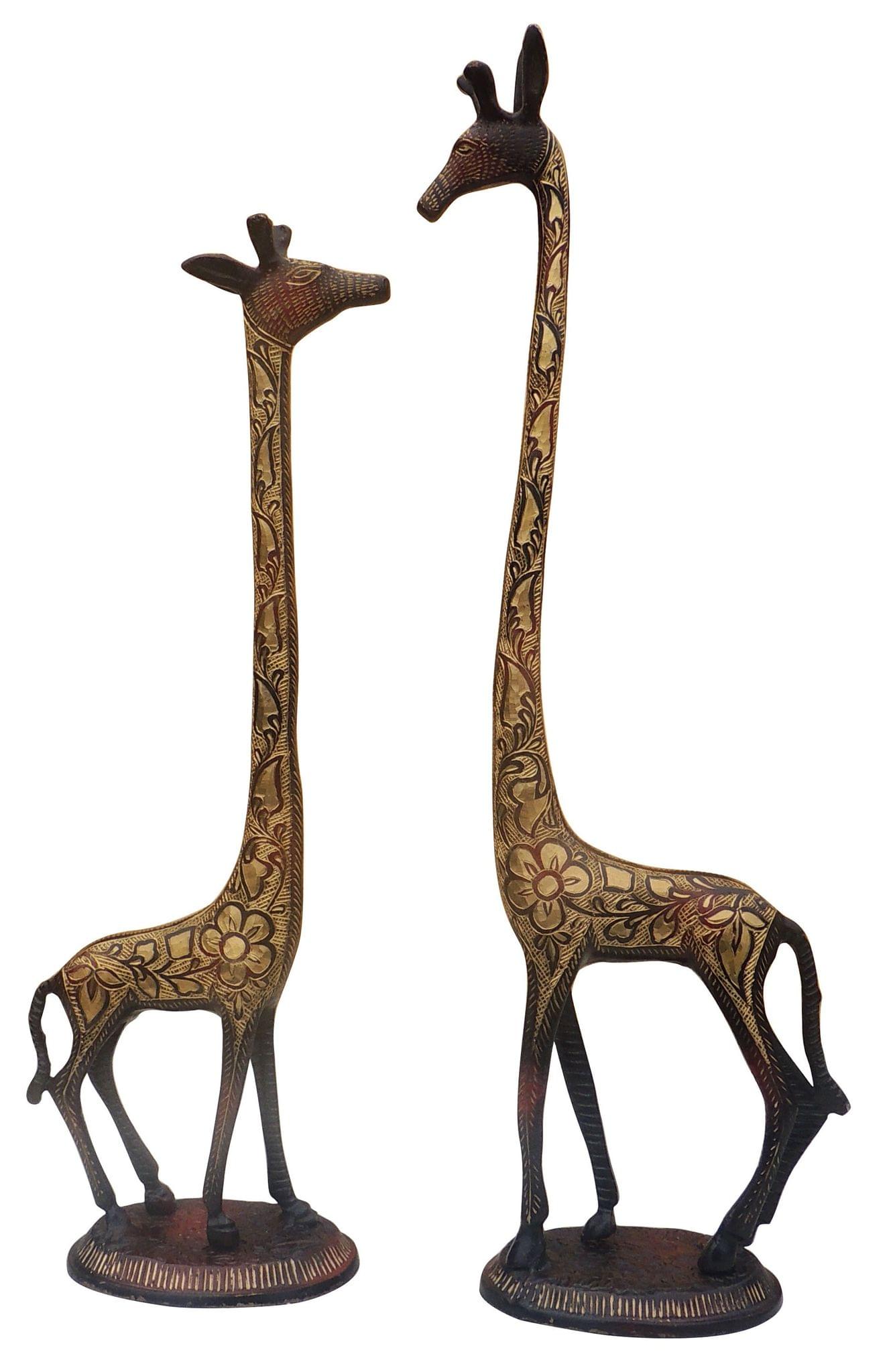 Brass Giraffe — 22"