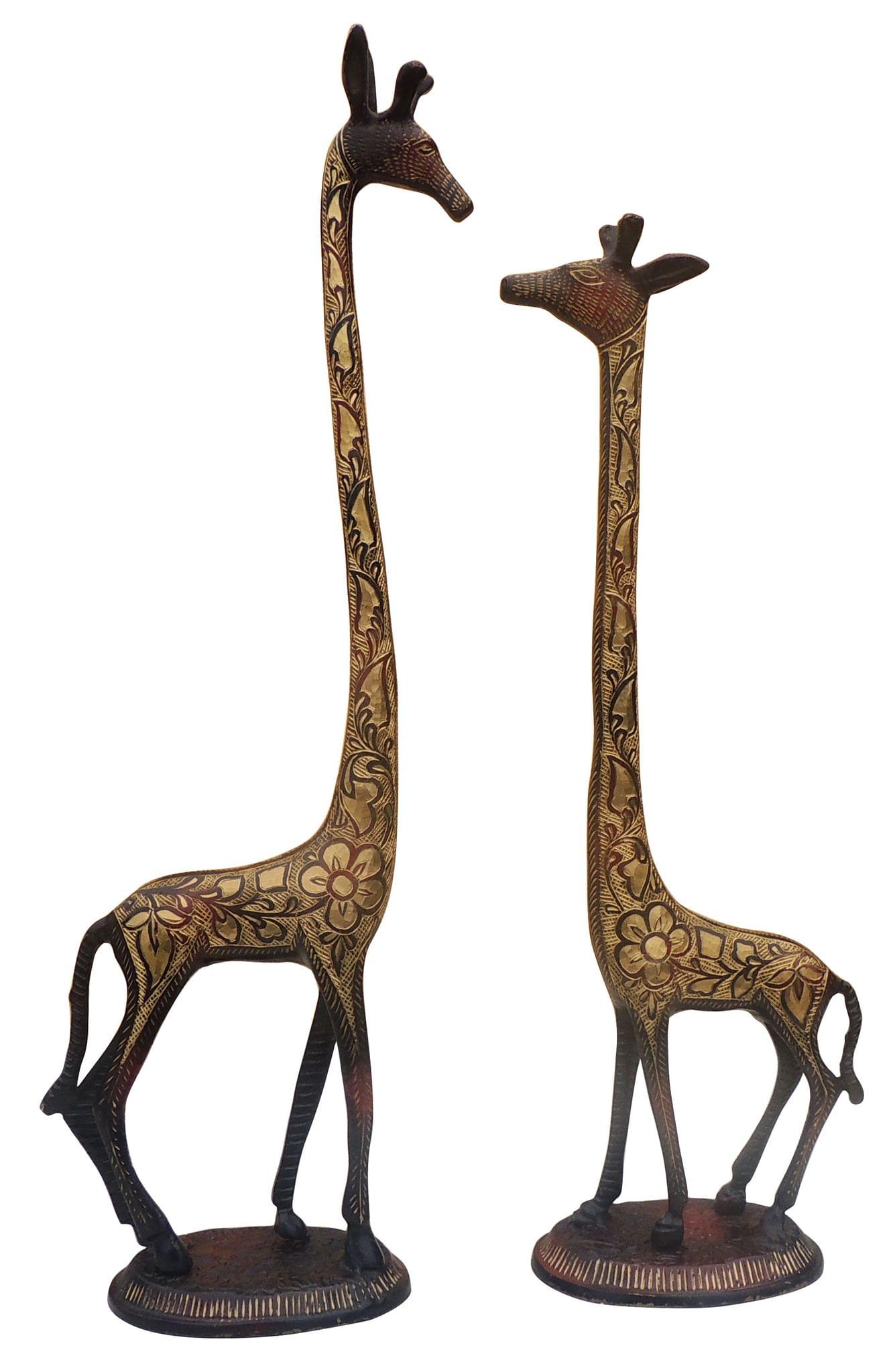 Brass Giraffe — 22"