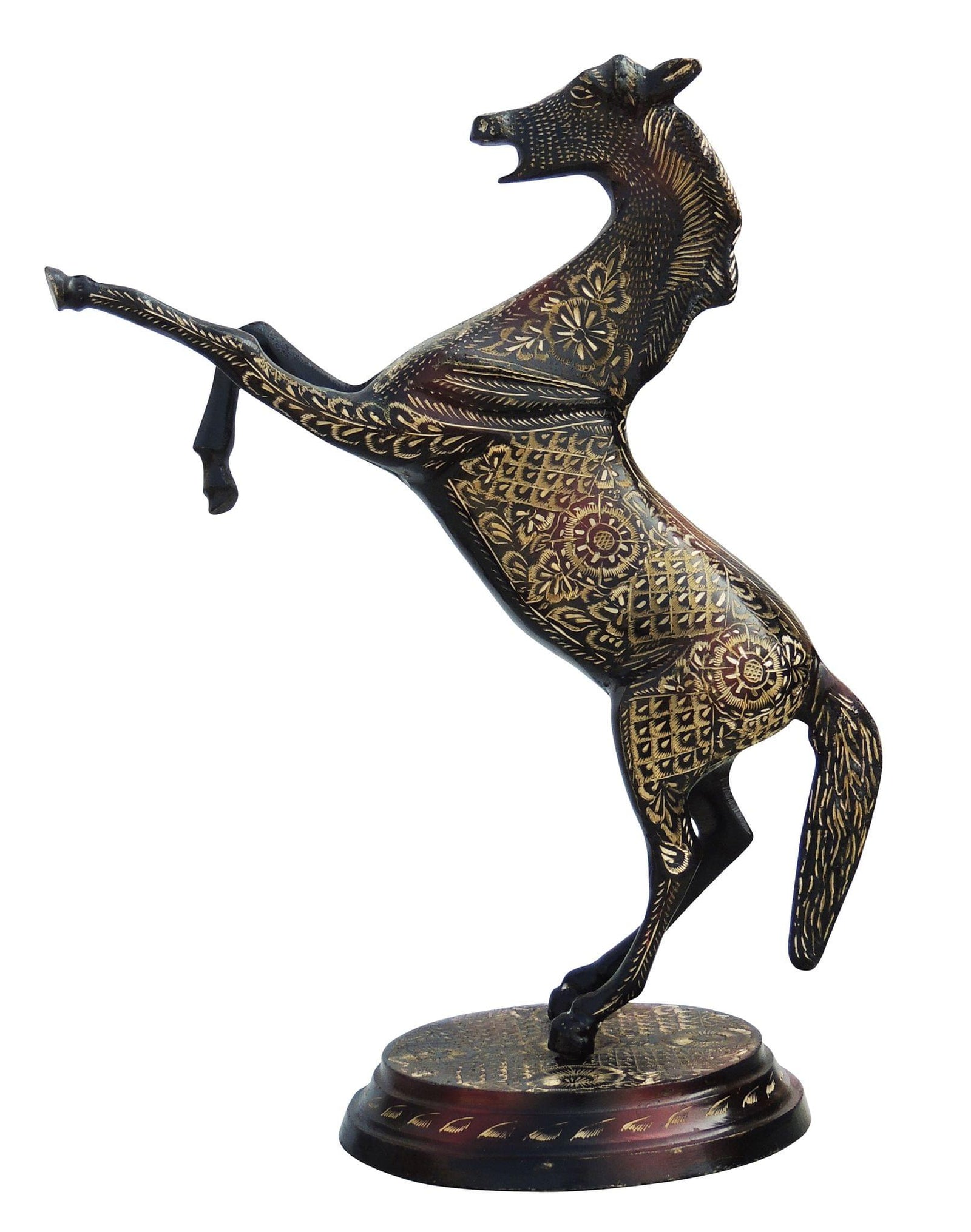 Brass Jumping Horse — 15"