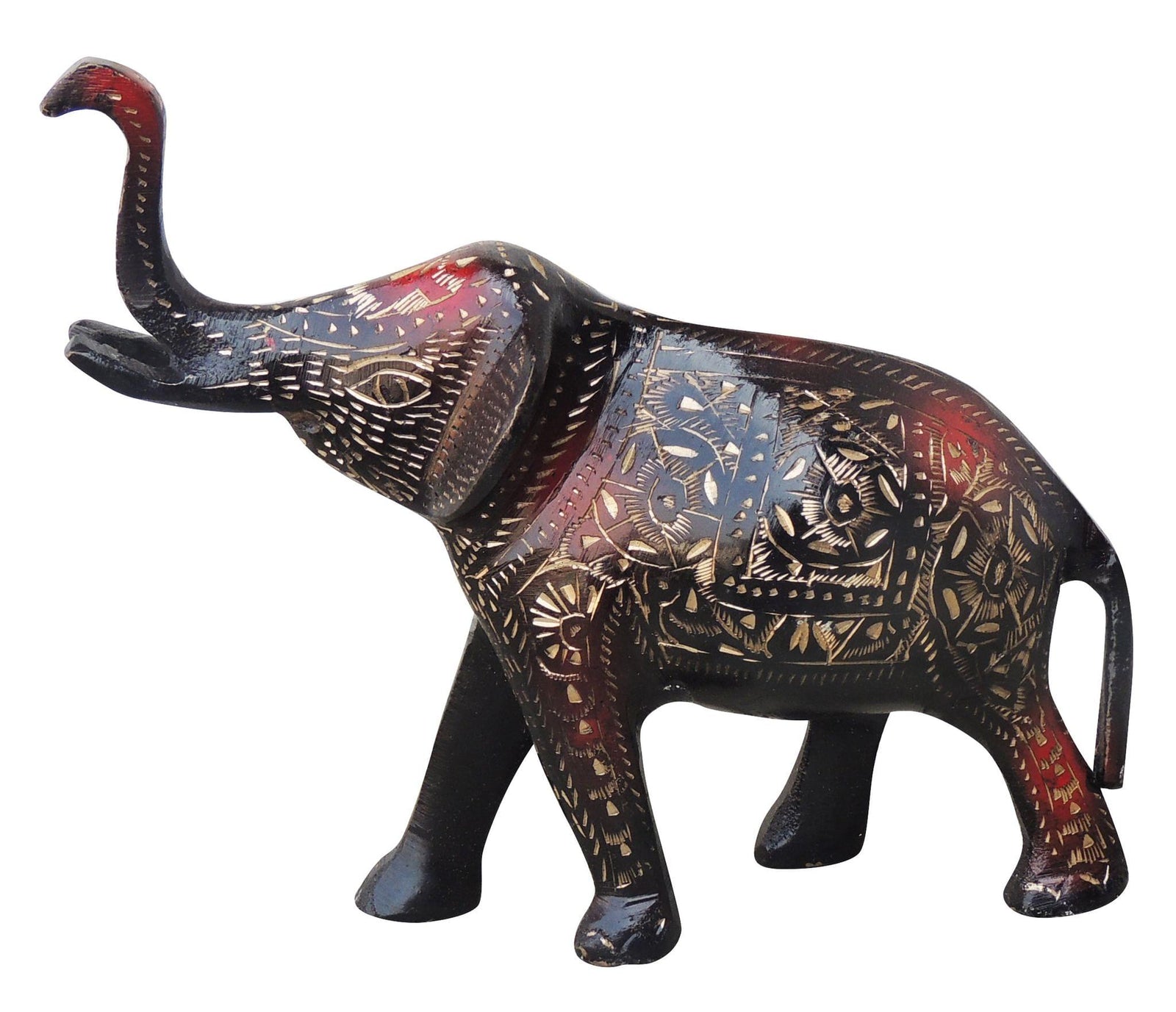 Brass Standing Elephant — 6.4"