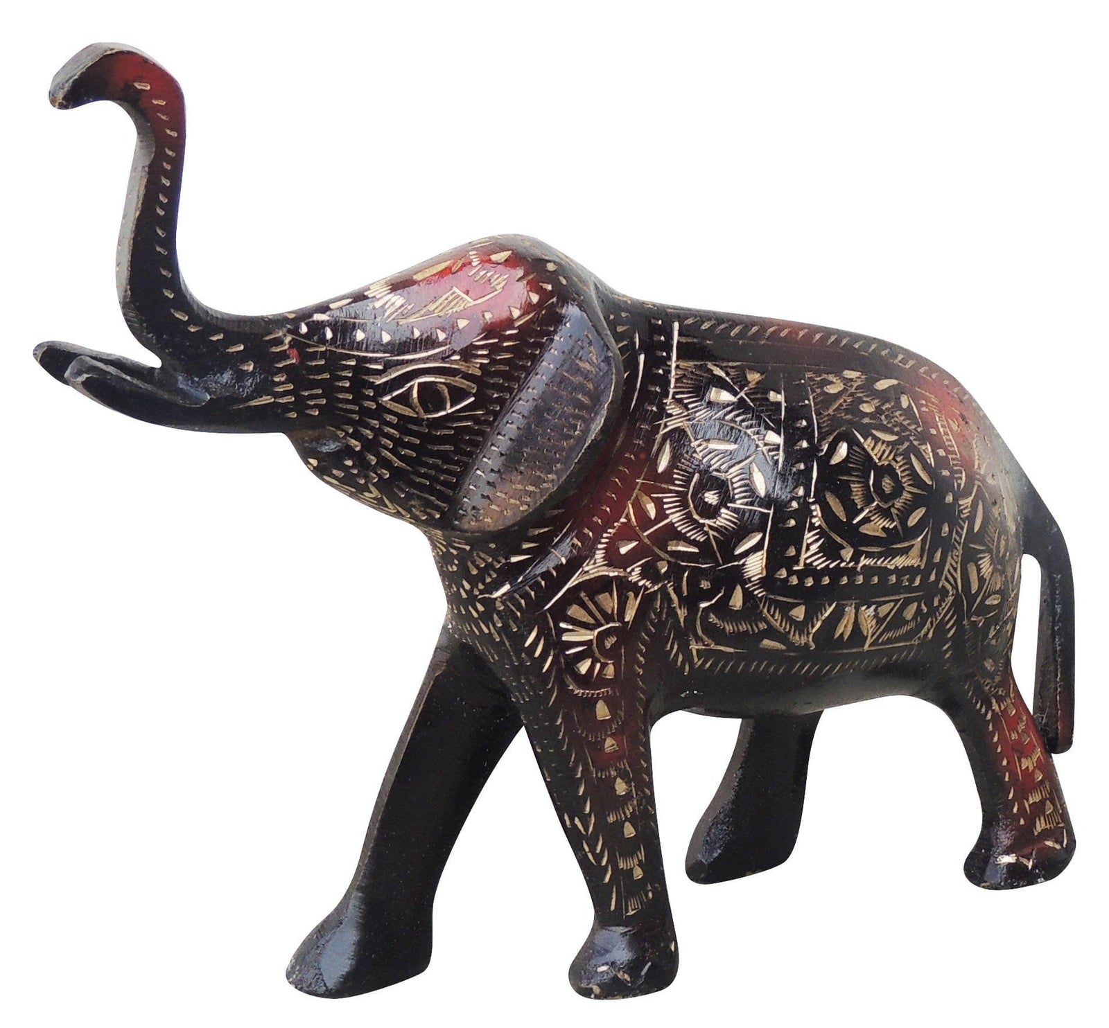 Brass Standing Elephant — 6.4"