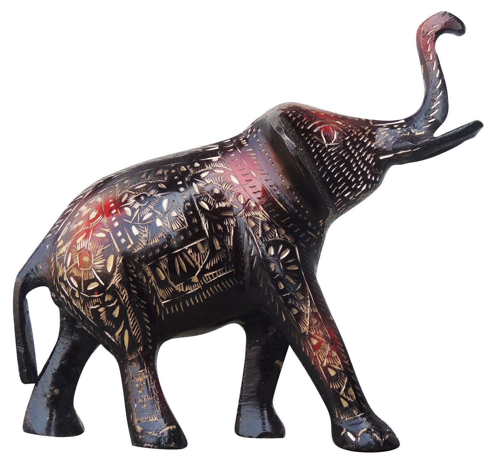 Brass Standing Elephant — 6.4"