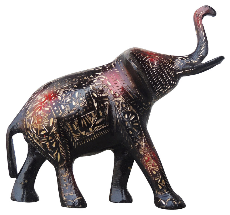 Brass Standing Elephant — 6.4"