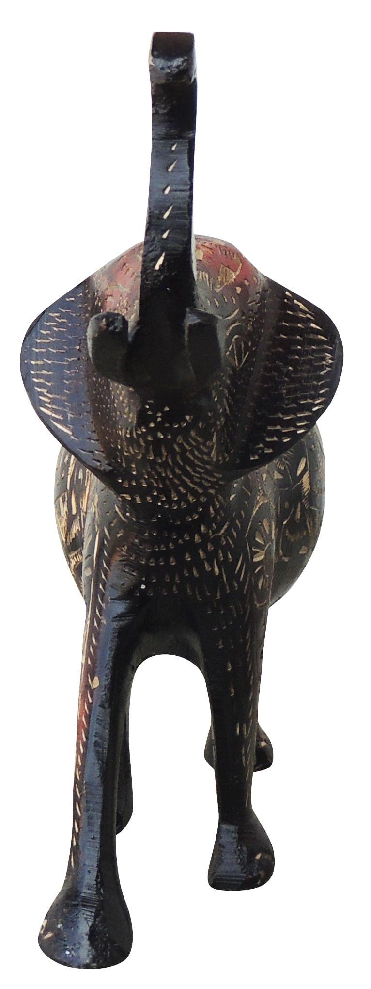 Brass Standing Elephant — 6.4"