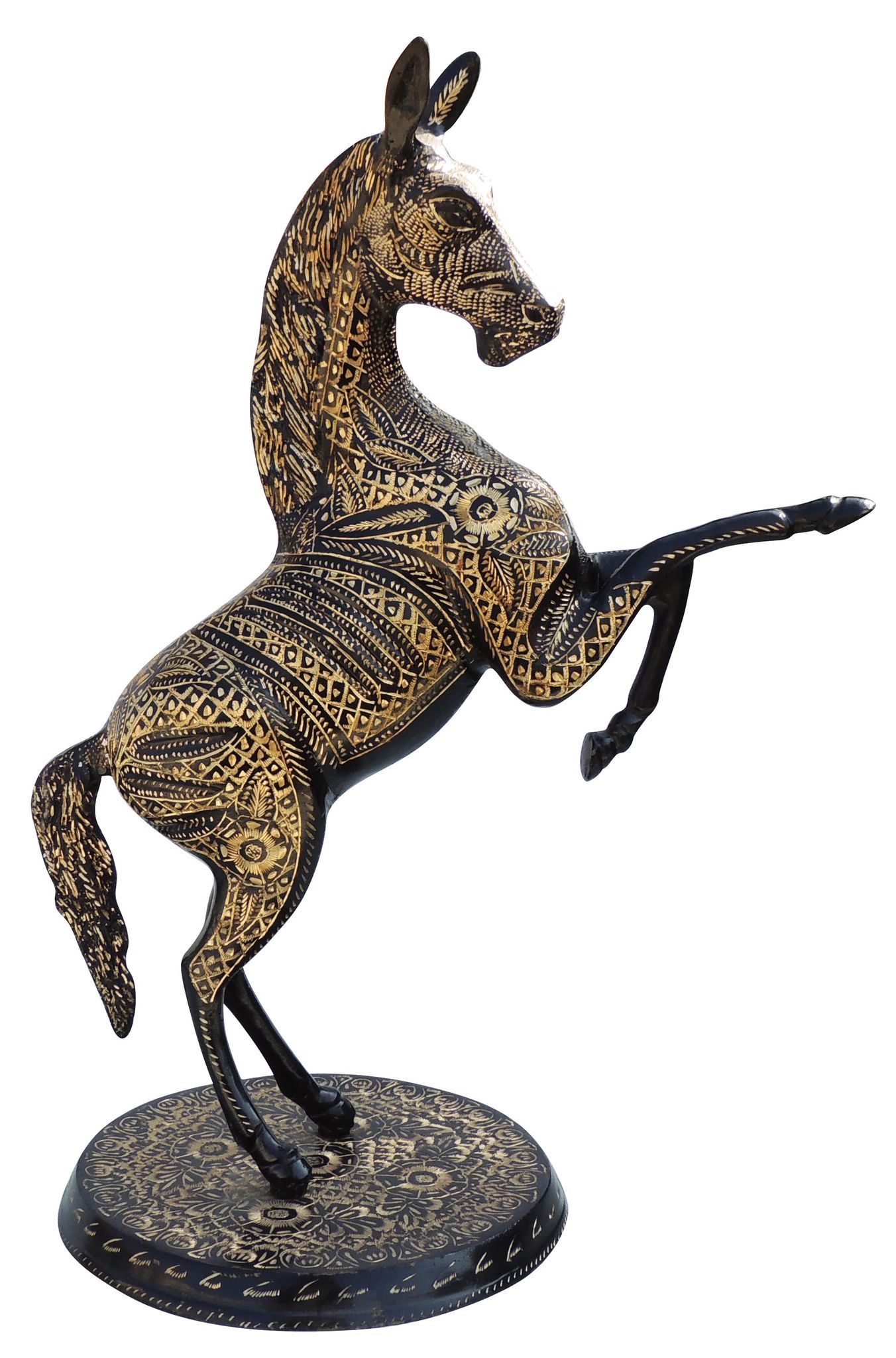 Brass Jumping Horse — 20.5"