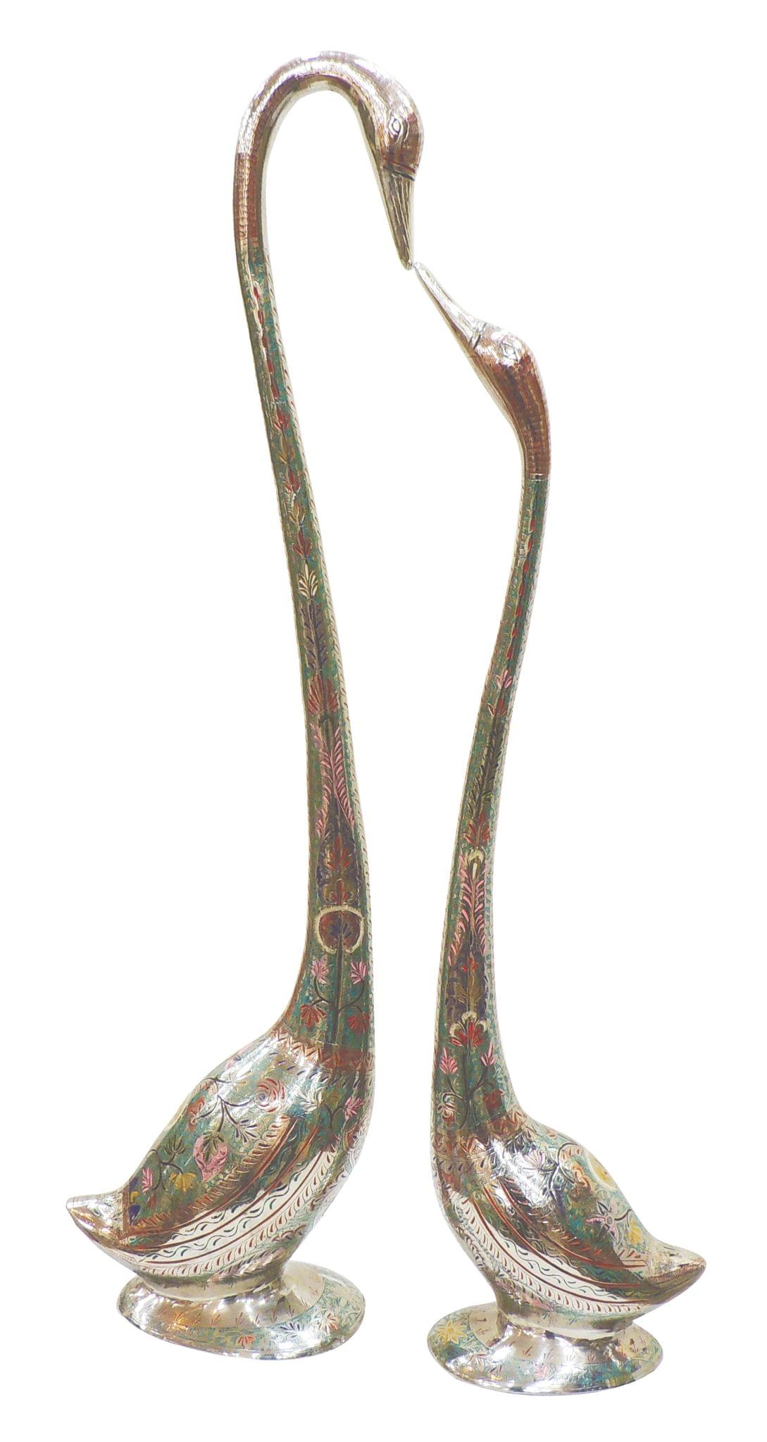 Brass Duck Pair — 33.5"
