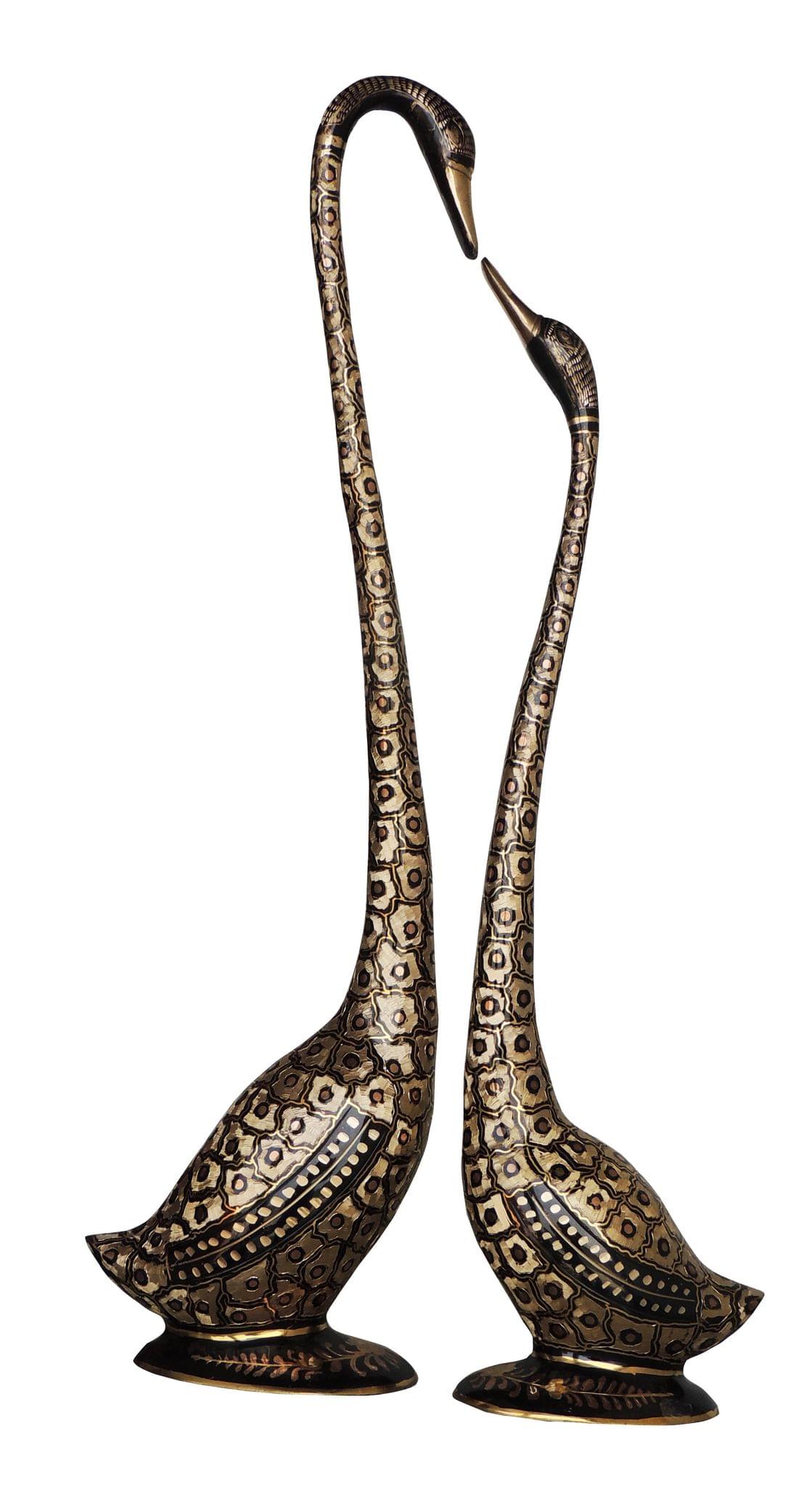Brass Duck Pair s — 33.8"