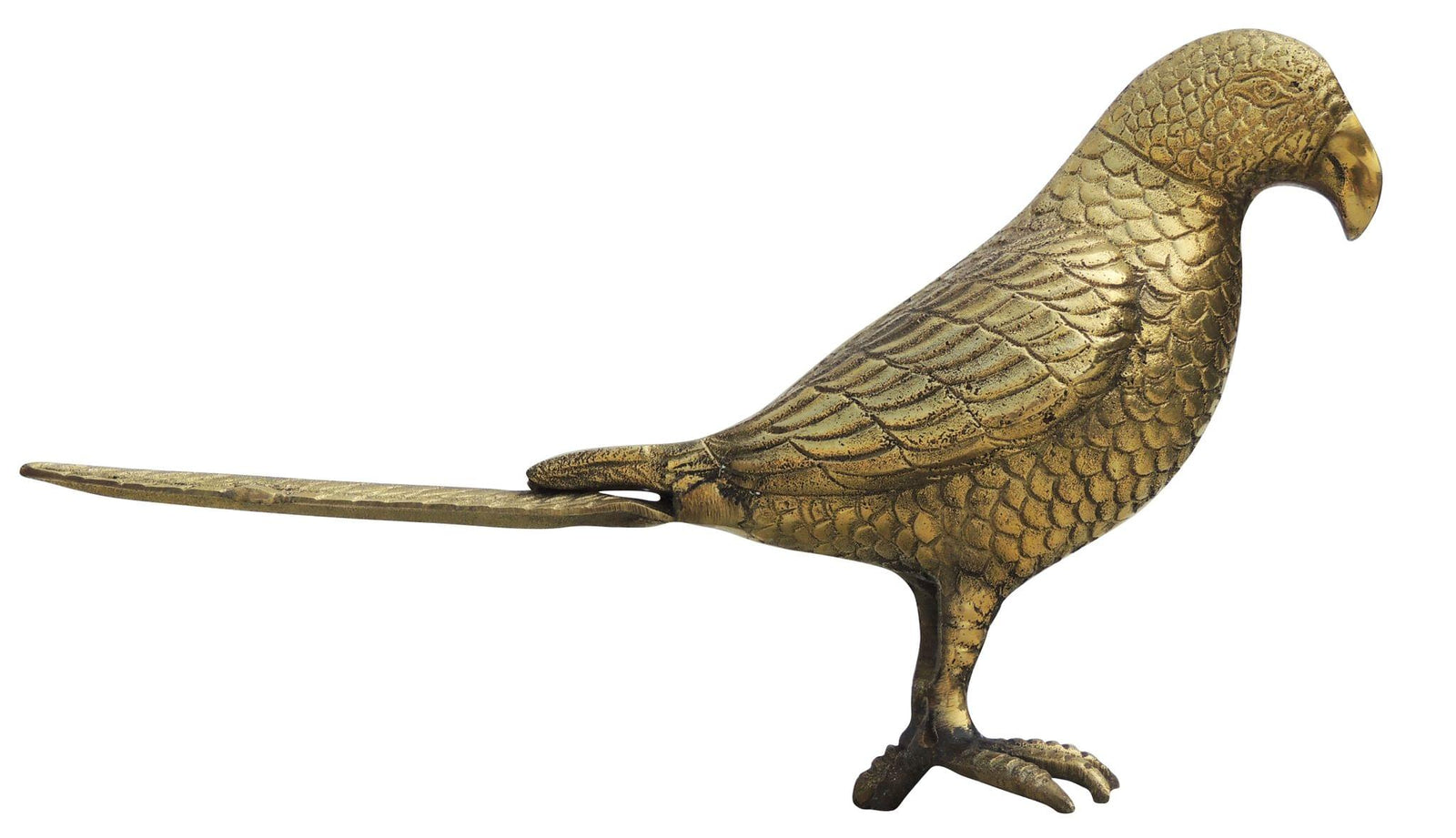 Brass Table Decor Parrot — 7.5"