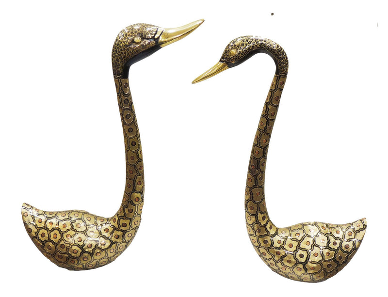 Brass Duck Pair — 21"