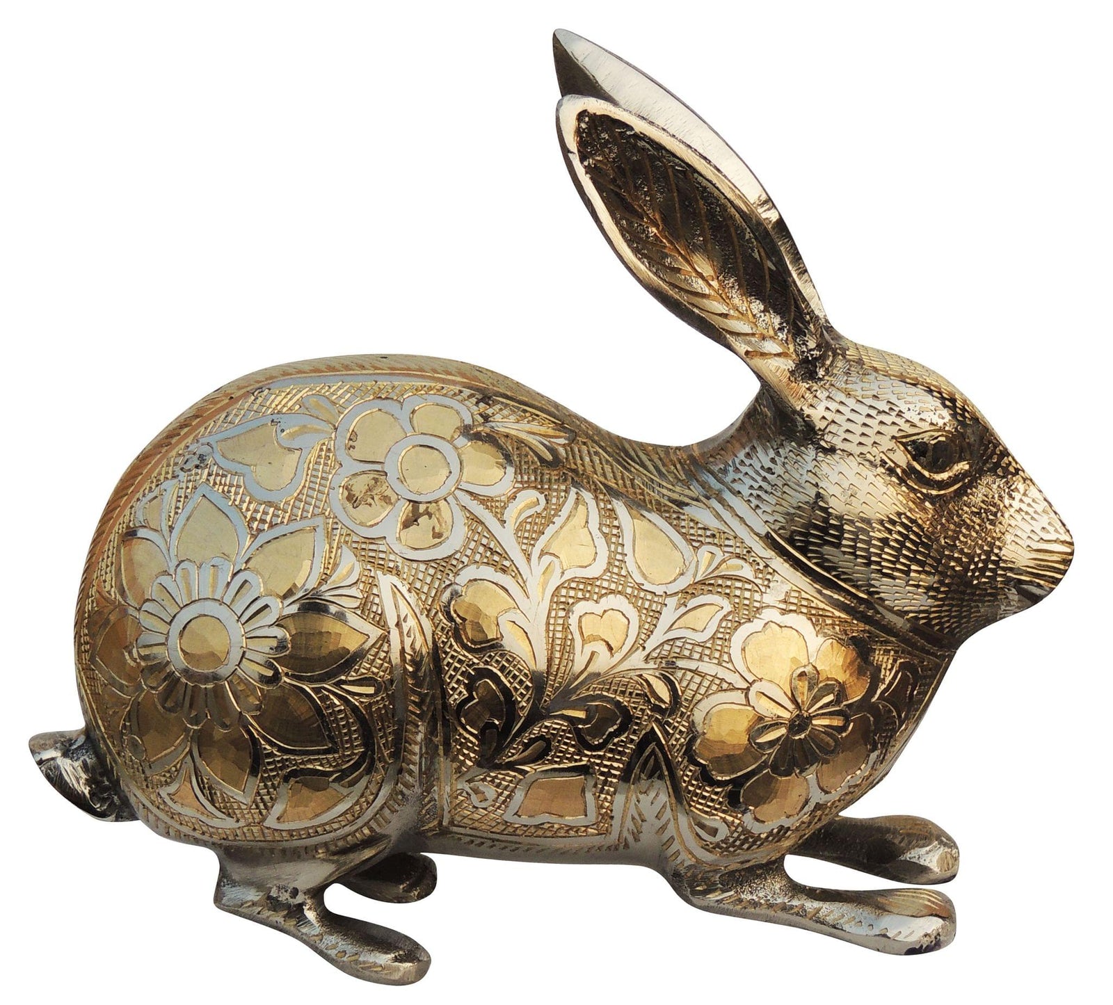 Brass Rabbit Nickel Fancy — 7.1"