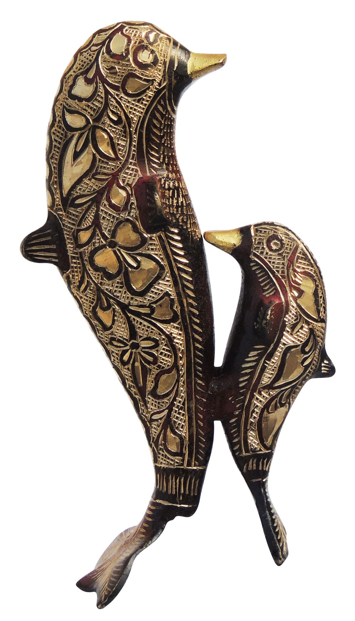 Brass Dolphin Fancy — 8.2"