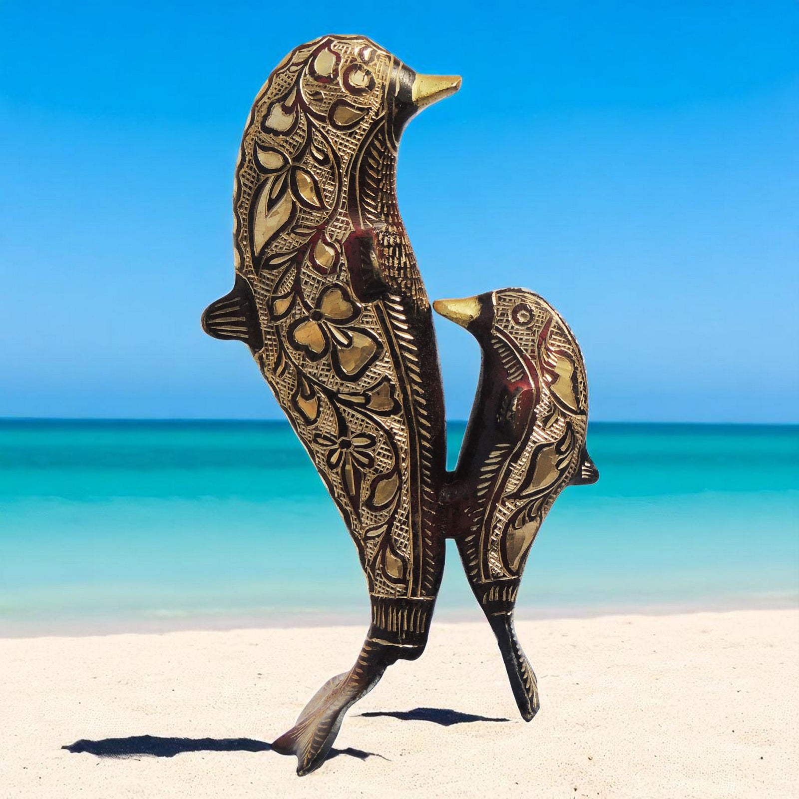 Brass Dolphin Fancy — 8.2"