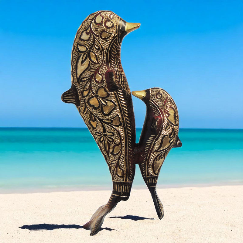 Brass Dolphin Fancy — 8.2"