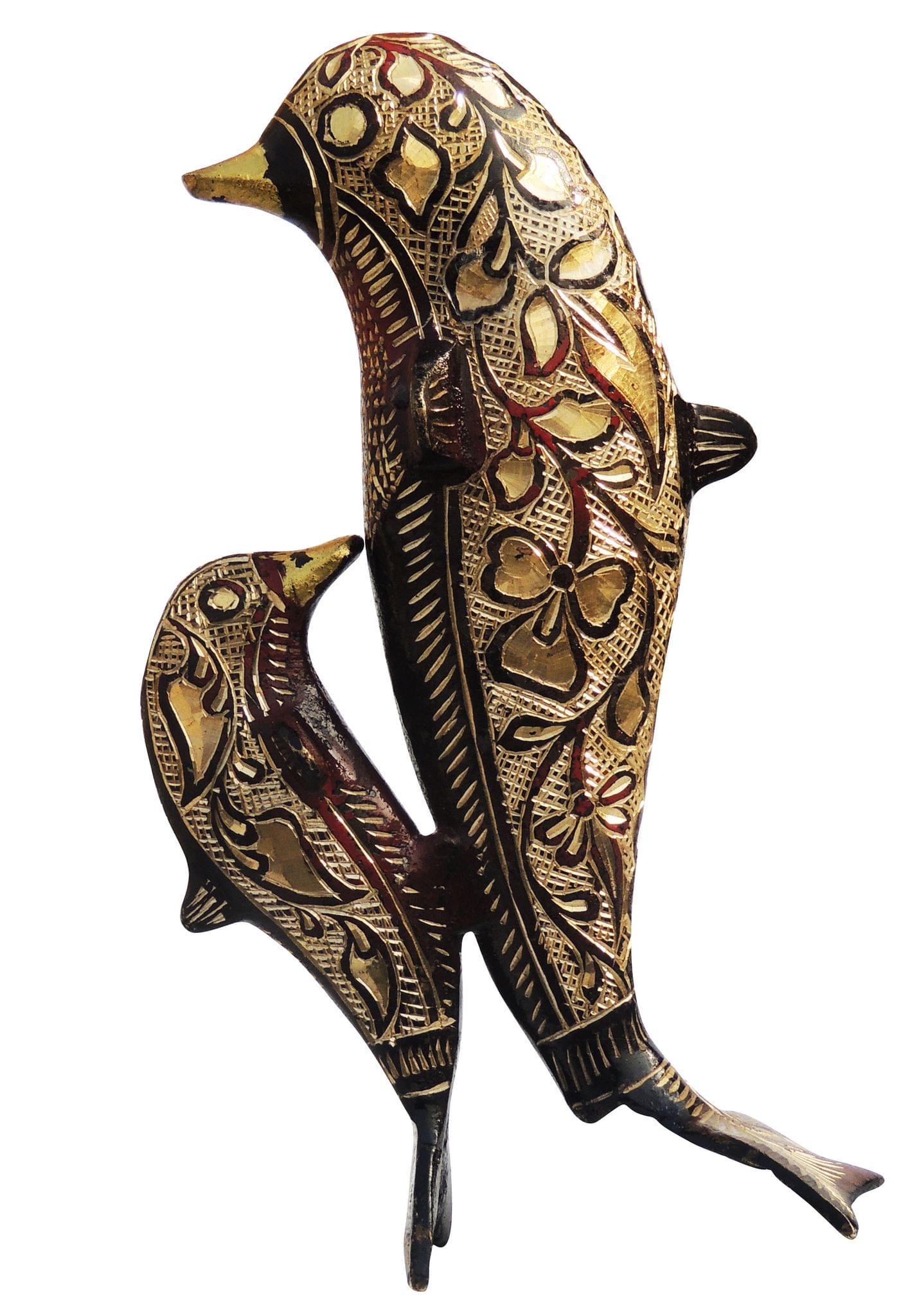 Brass Dolphin Fancy — 8.2"