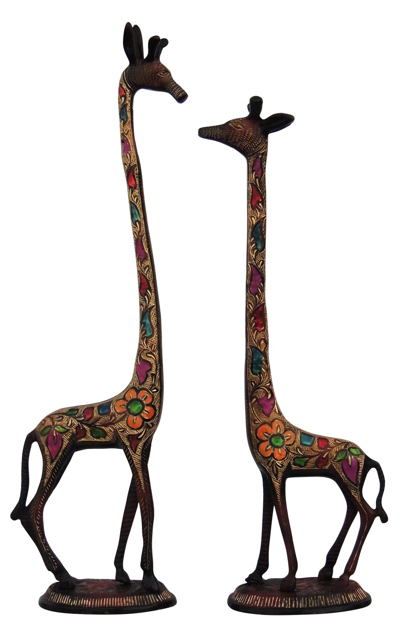 Brass Giraffe — 22"