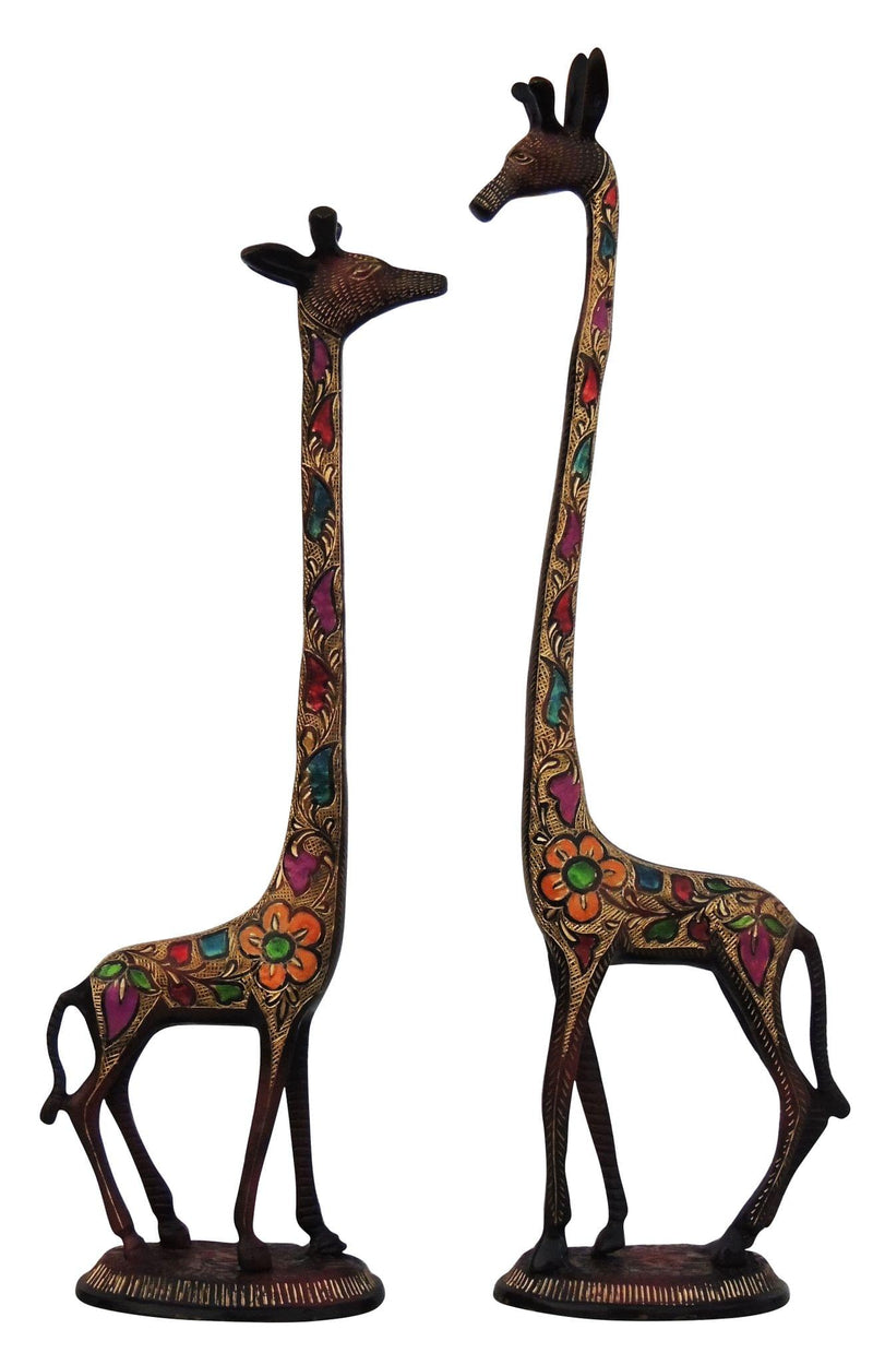 Brass Giraffe — 22"