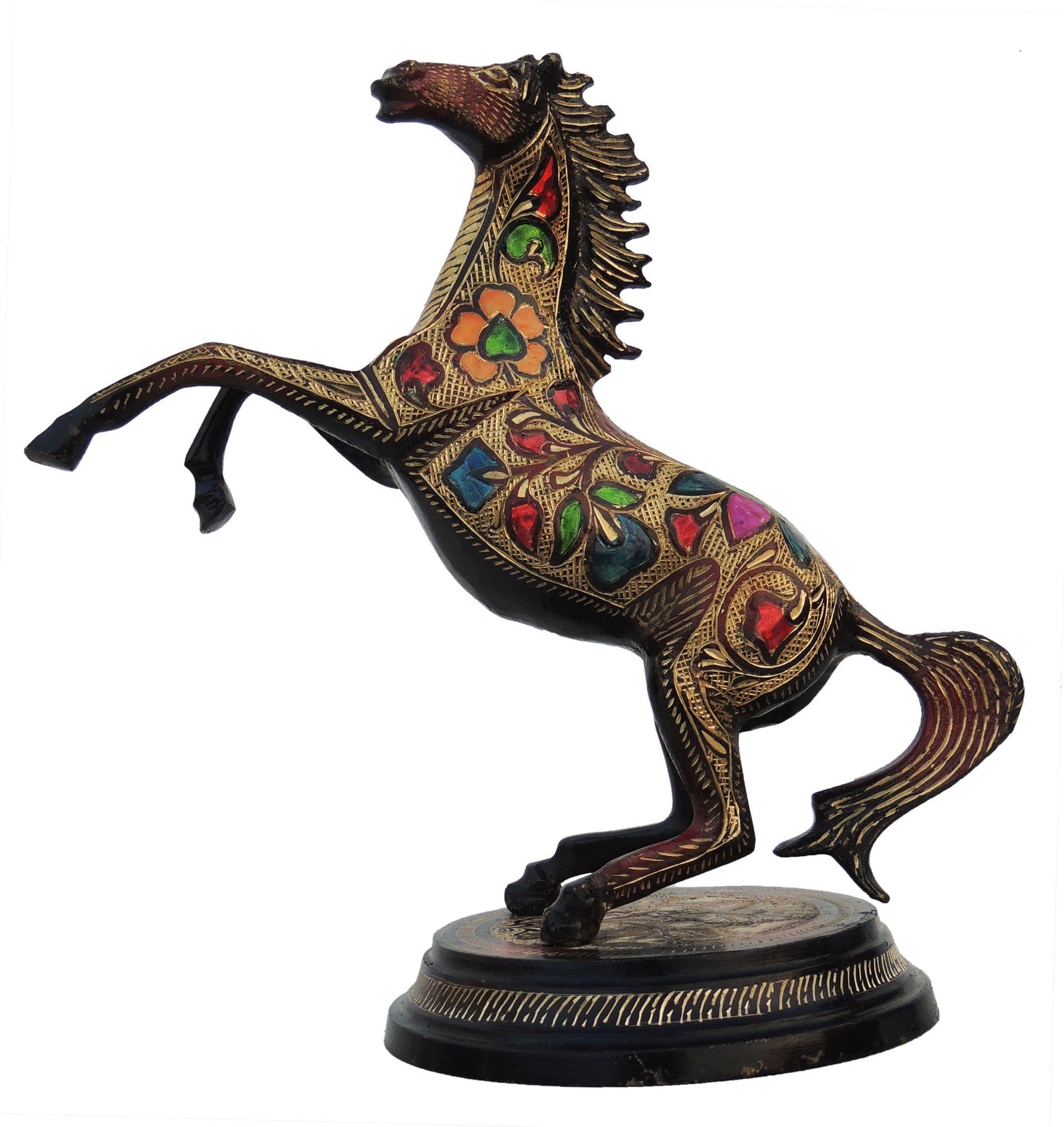 Brass Jumping Horse — 11"