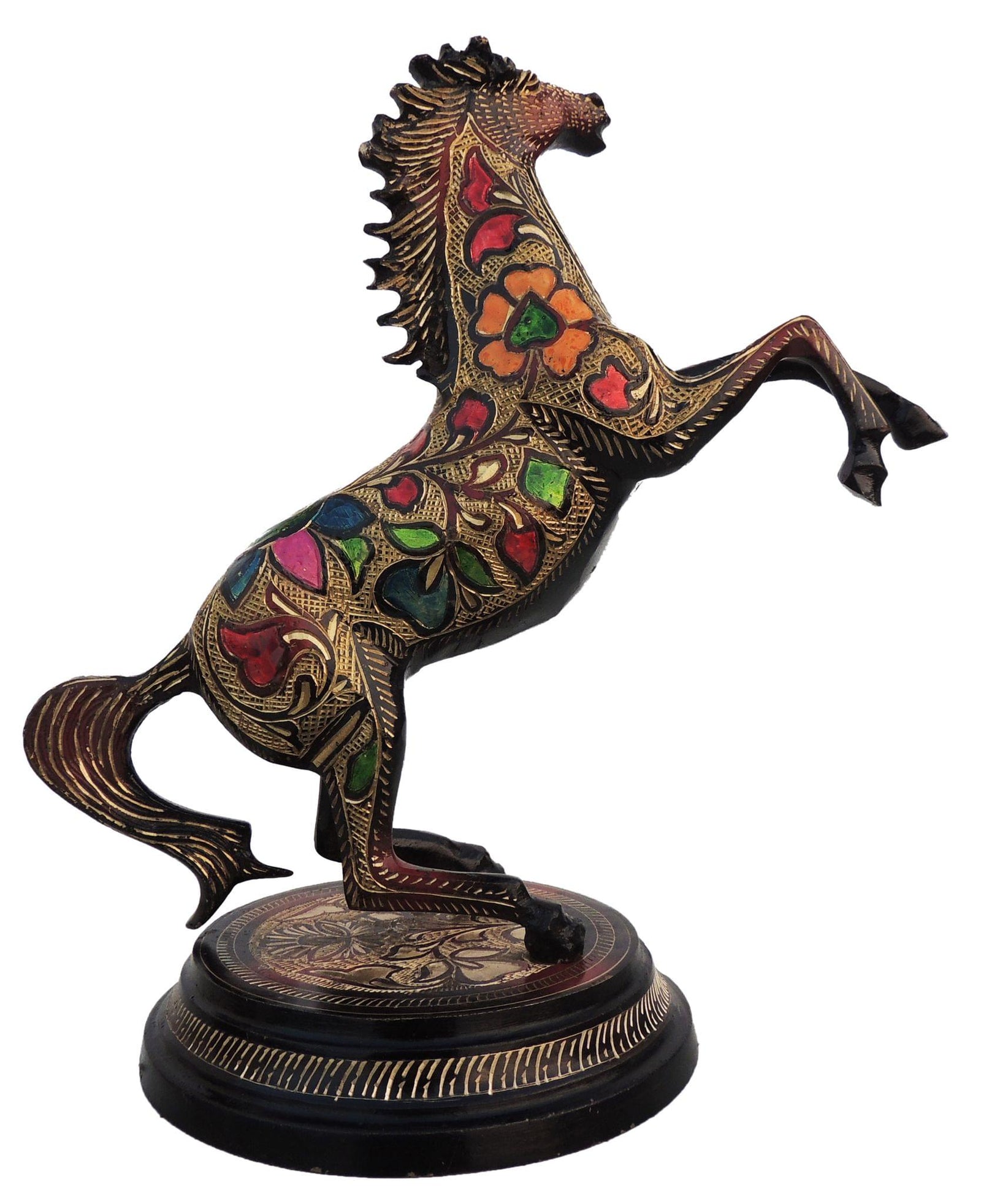 Brass Jumping Horse — 11"