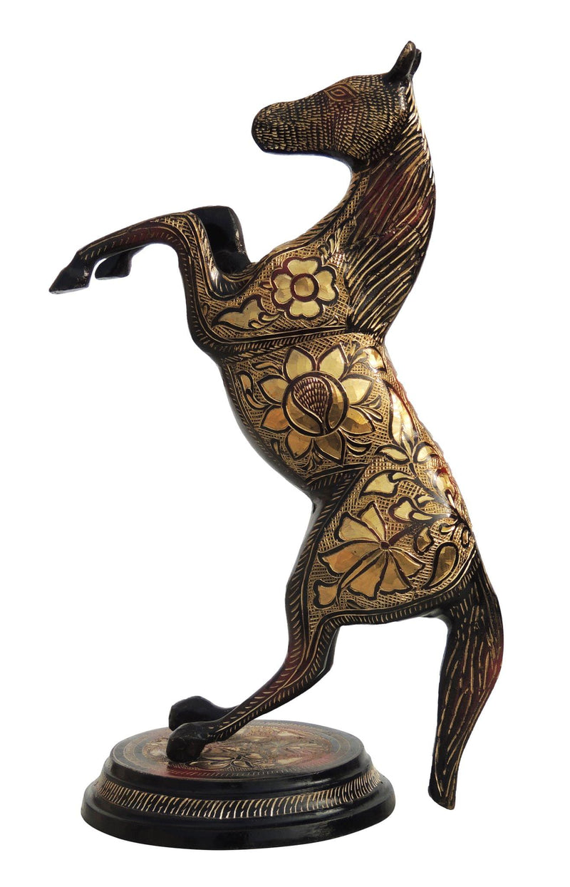Brass Jumping Horse — 14.5"