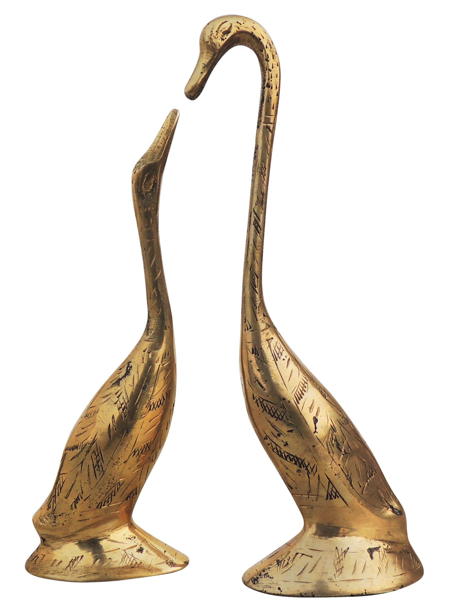 Brass Duck Pair — 7.6"