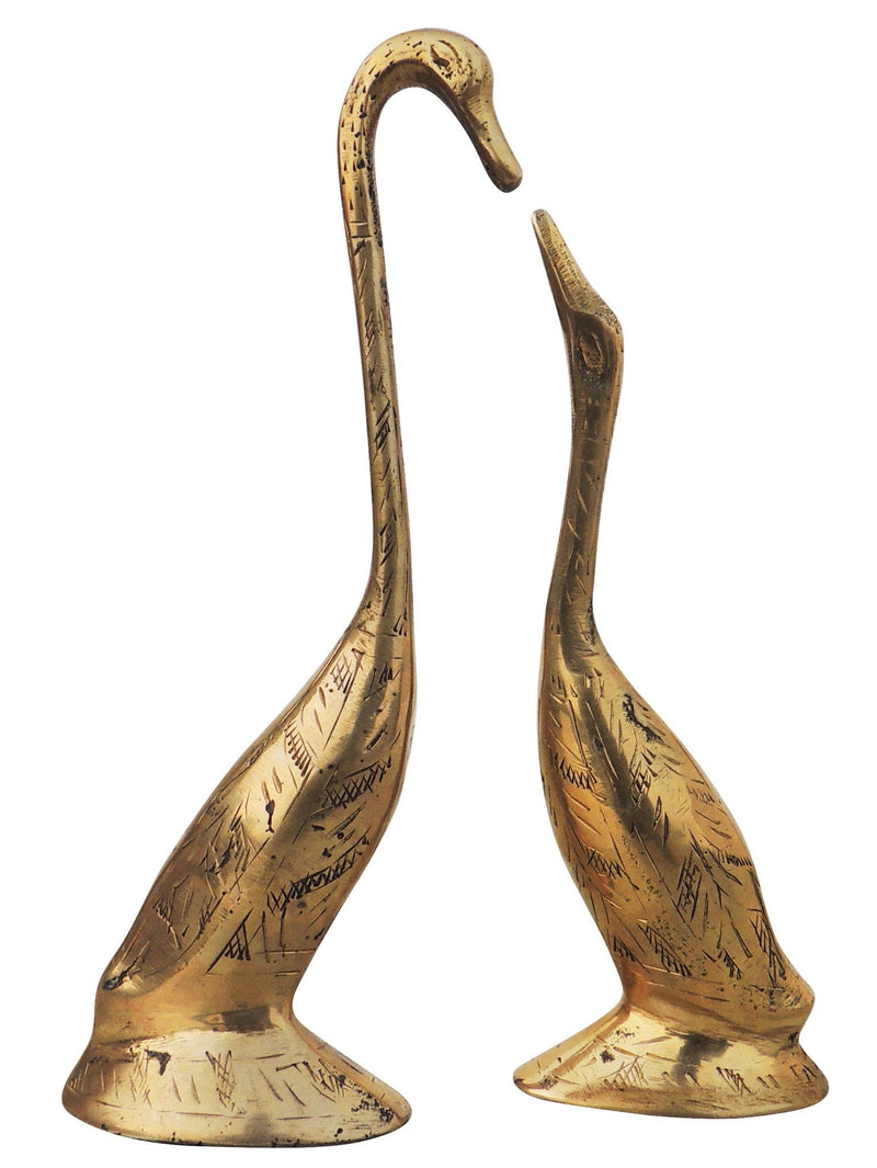 Brass Duck Pair — 7.6"