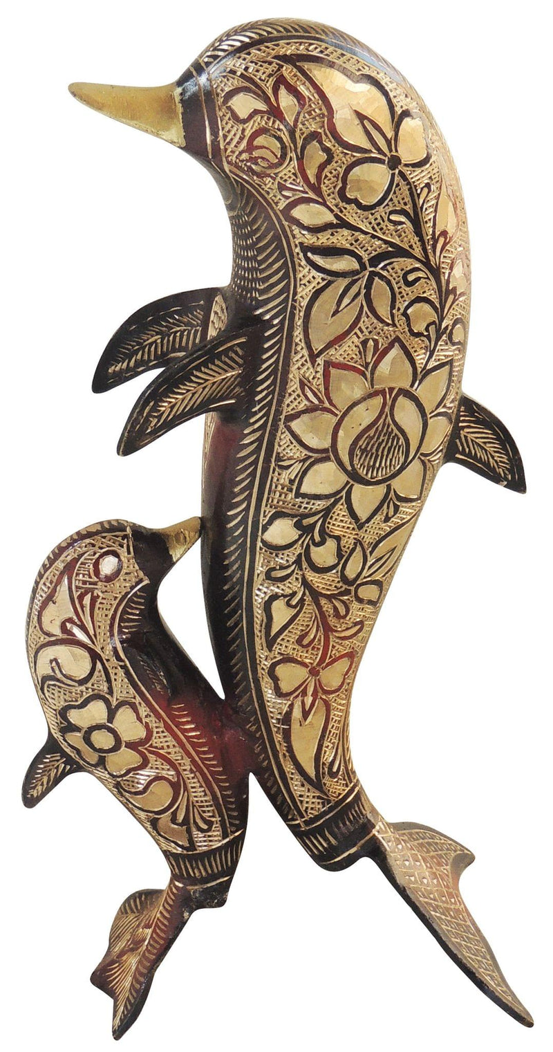 Brass Dolphin — 12"
