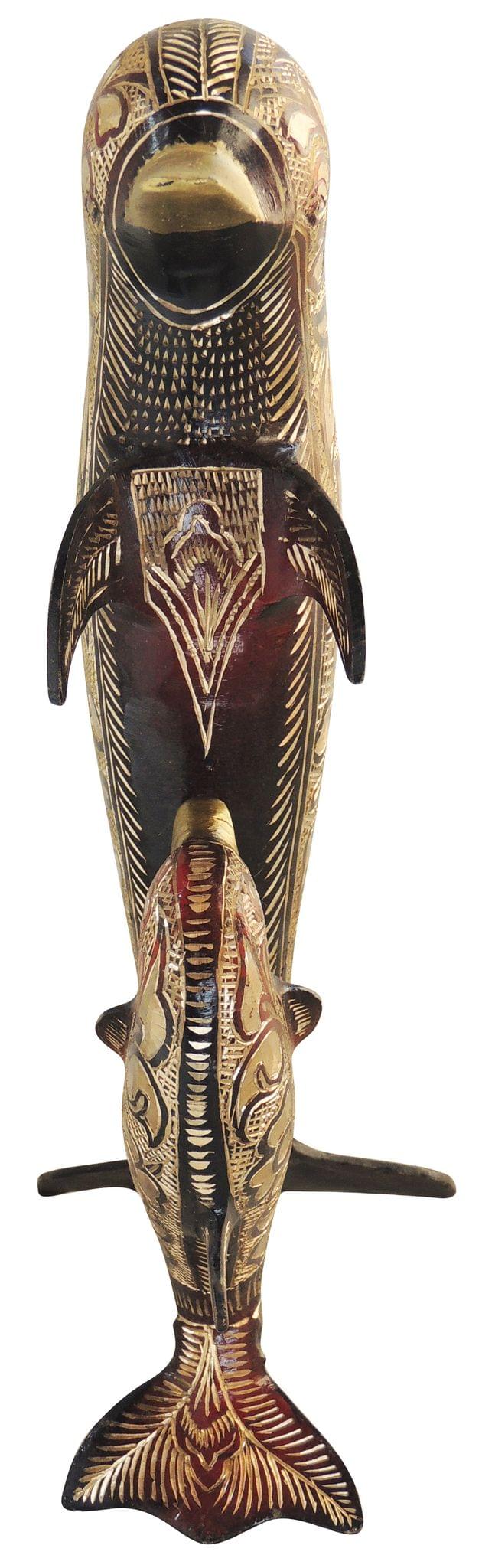 Brass Dolphin — 12"