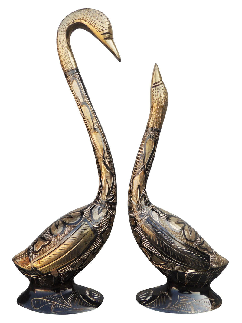 Brass Duck Pair — 11"