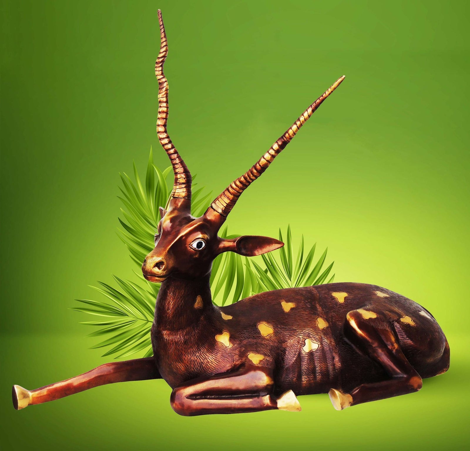Brass Reandeer — 30"
