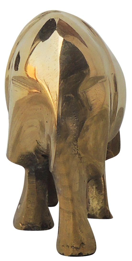 Brass Rhino, Gainda, Genda — 2.5"
