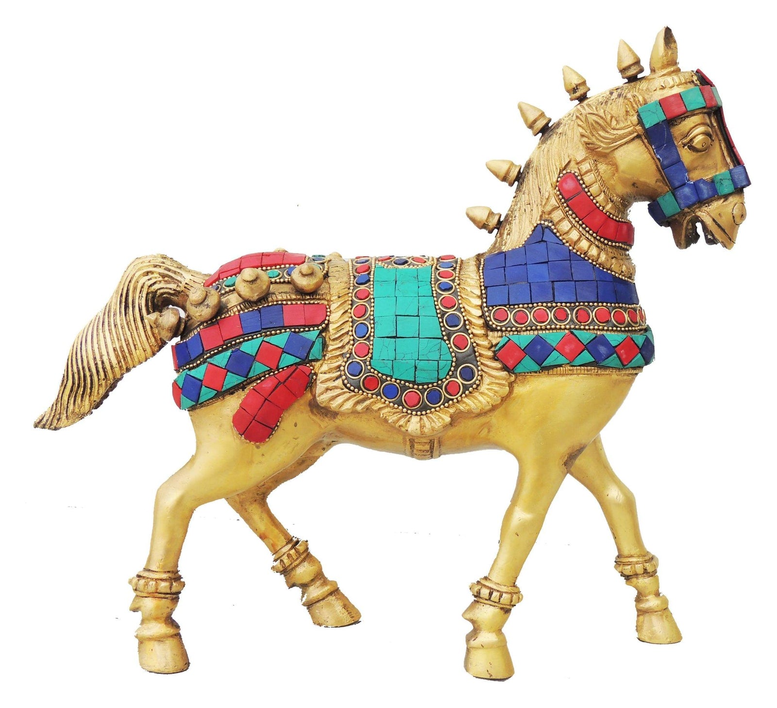 Brass Running Horse — 11"